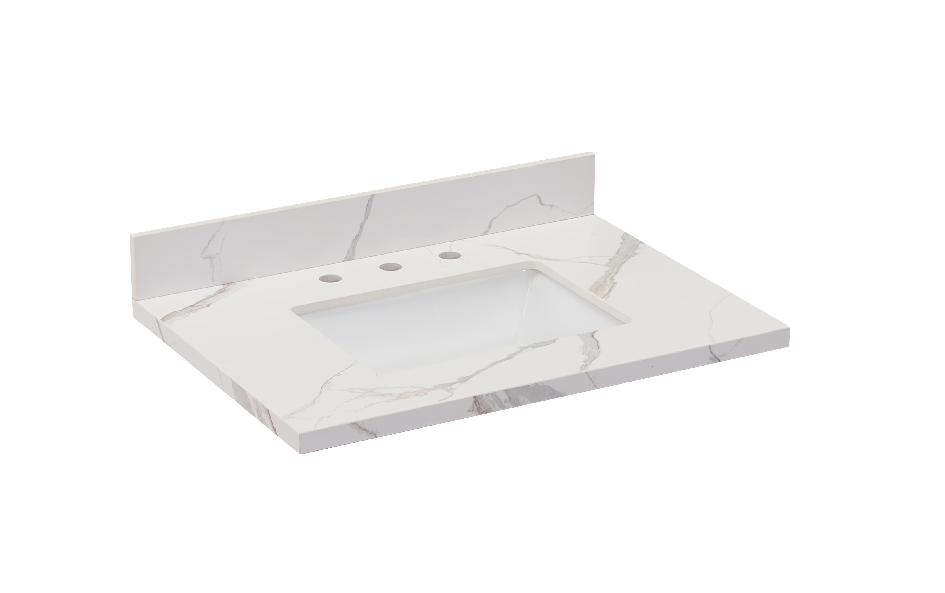 Altair Eivissa Calacatta White Bathroom Vanity Top