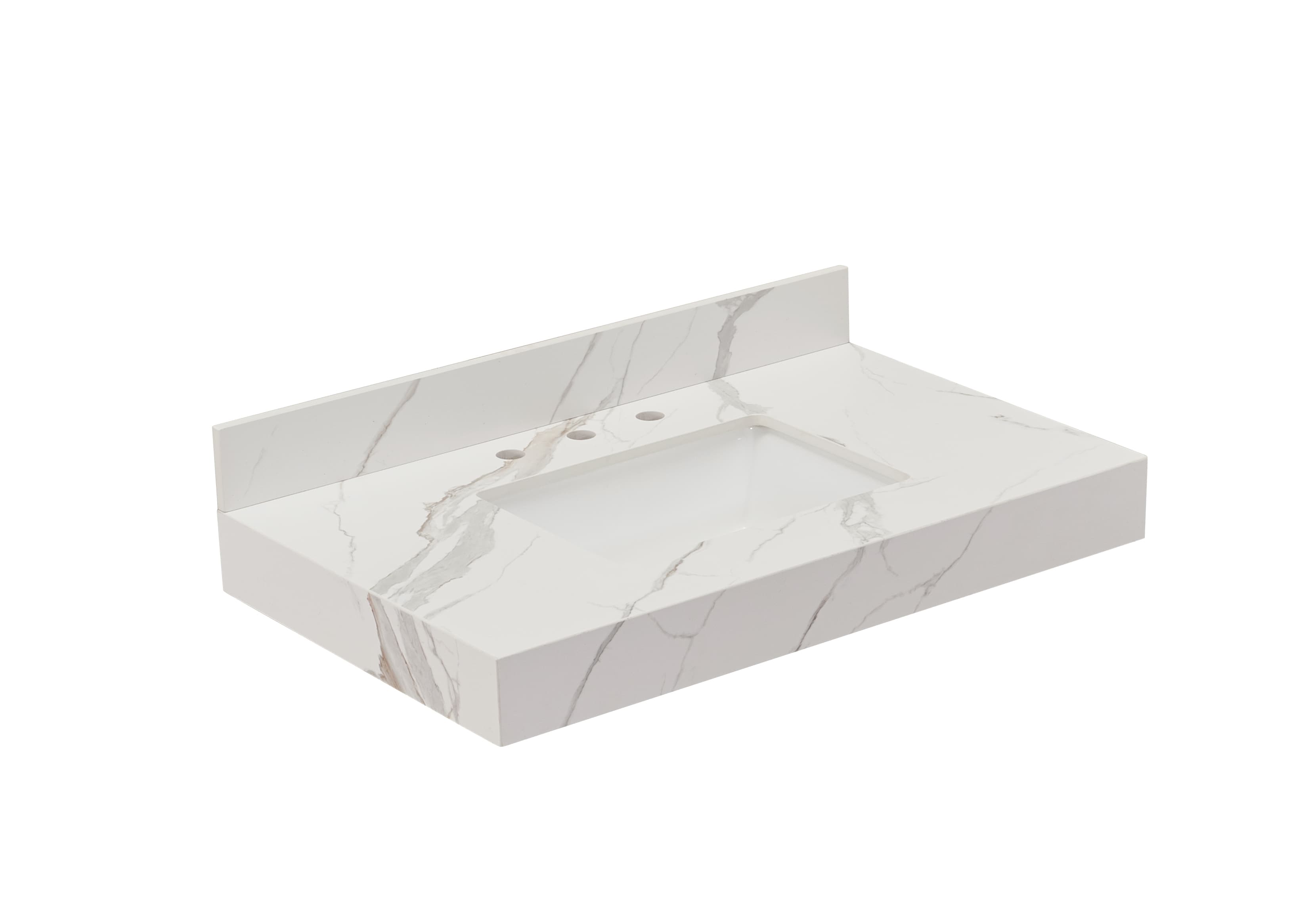 Altair Marseille Calacatta White Apron Bathroom Vanity Top