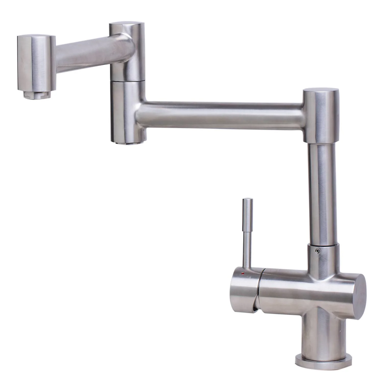 ALFI AB2038 Solid Retractable Single Hole Kitchen Faucet