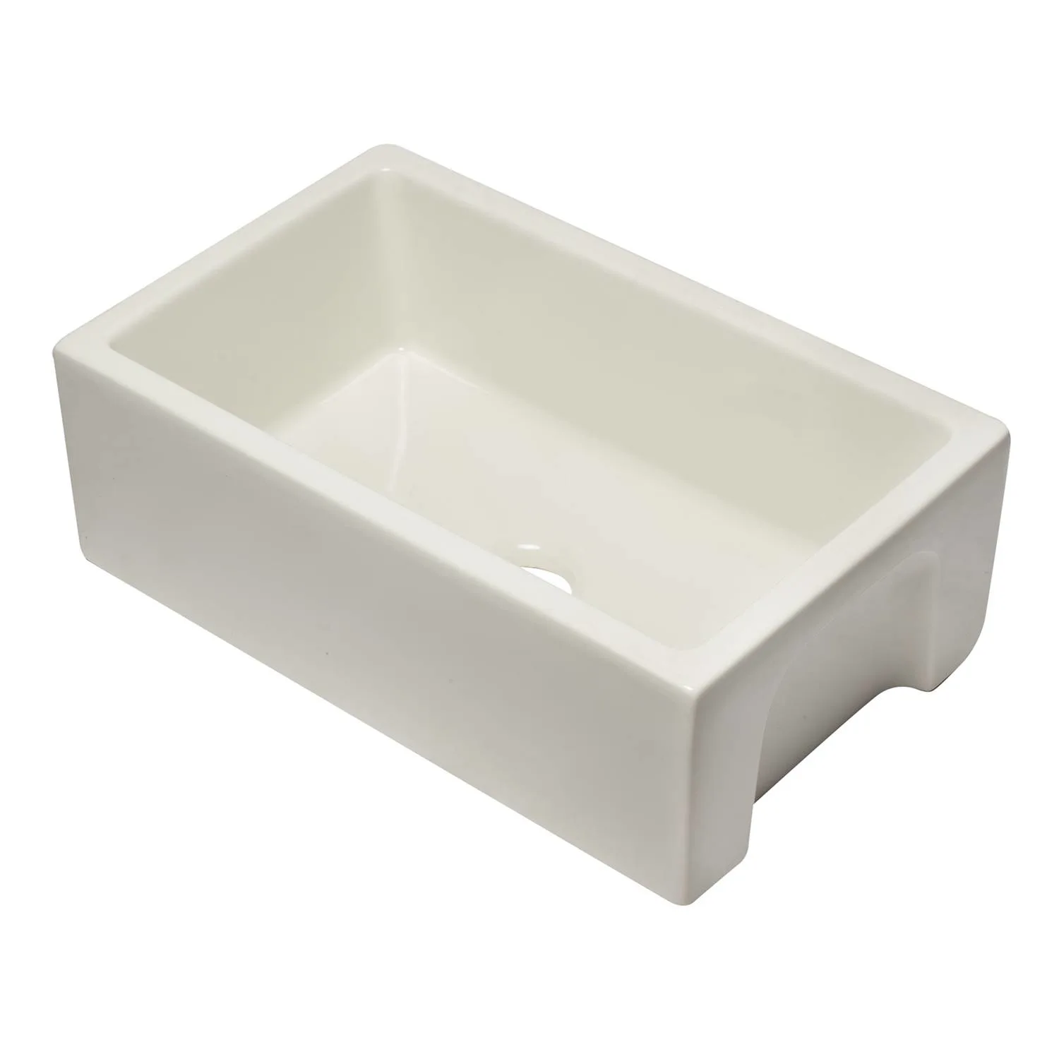 ALFI AB3018HS 30 in Reversible Single Bowl Fireclay Farm Kitchen Sink