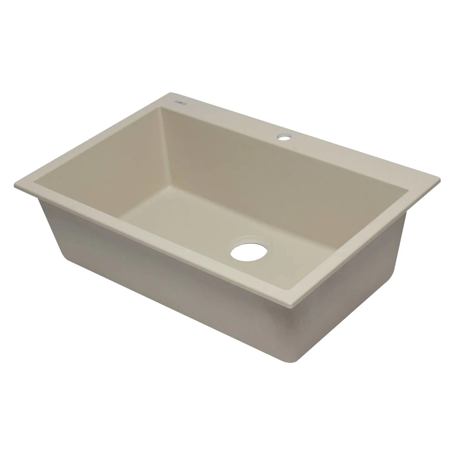 ALFI AB3322DI 33 inch Single Bowl Granite Drop-in Kitchen Sink