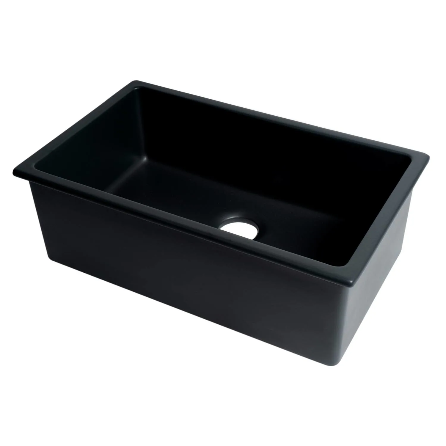ALFI AB3018UD 24 inch Fireclay Undermount / Drop-in Kitchen Sink