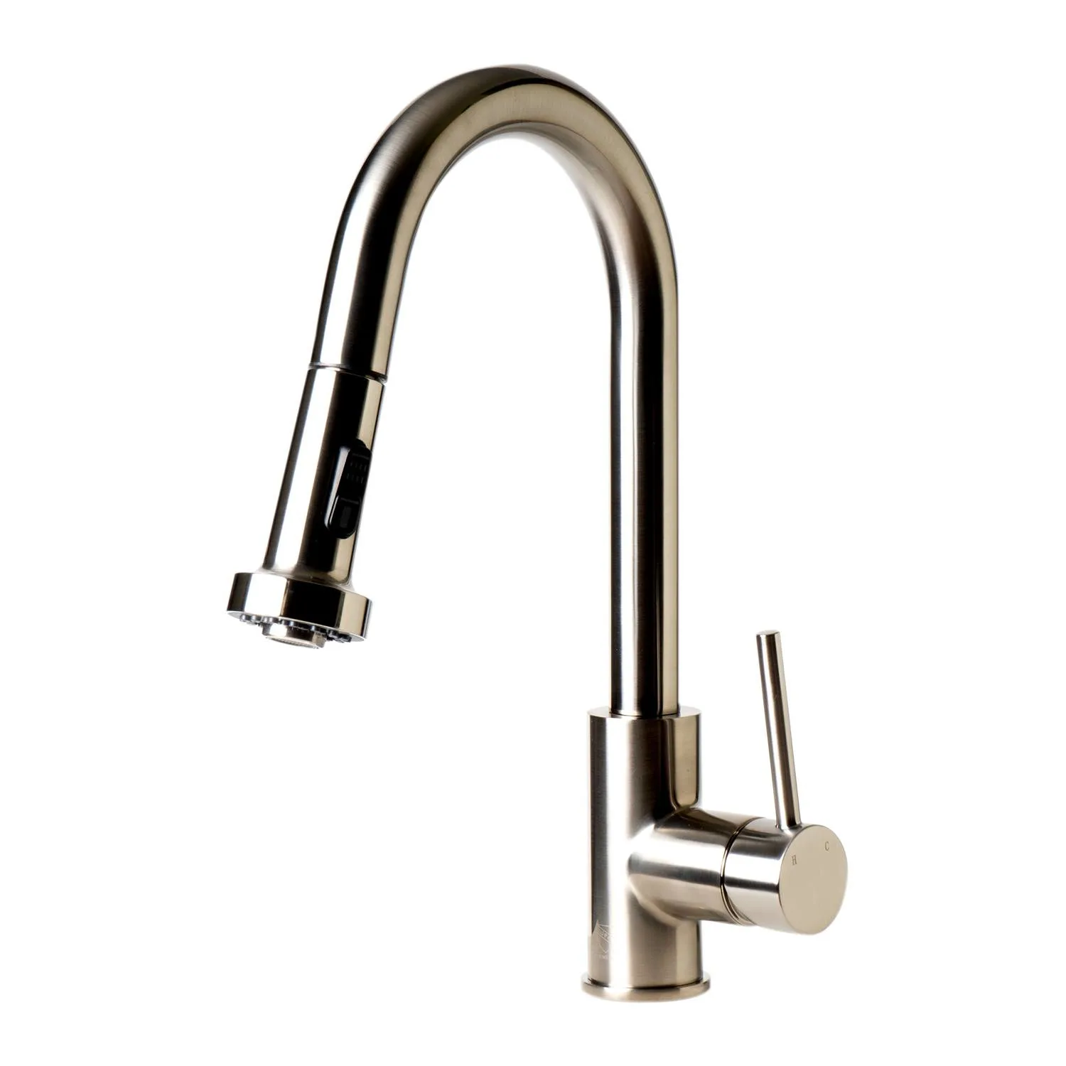 ALFI ABKF3262 Sensor Gooseneck Pull Down Kitchen Faucet