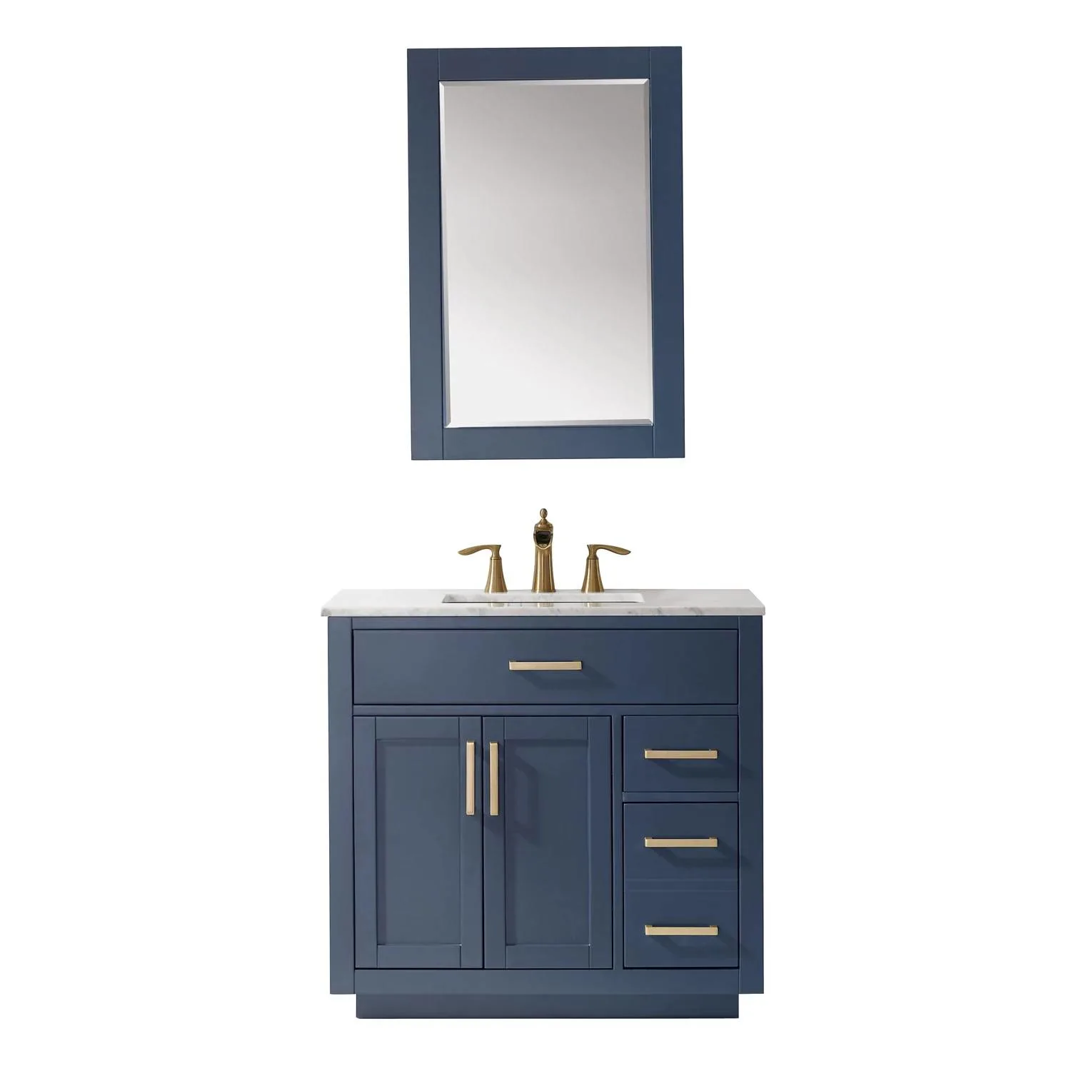 Altair Ivy 36 Inch Solid Plywood No Countertop Single Vanity Cabinet
