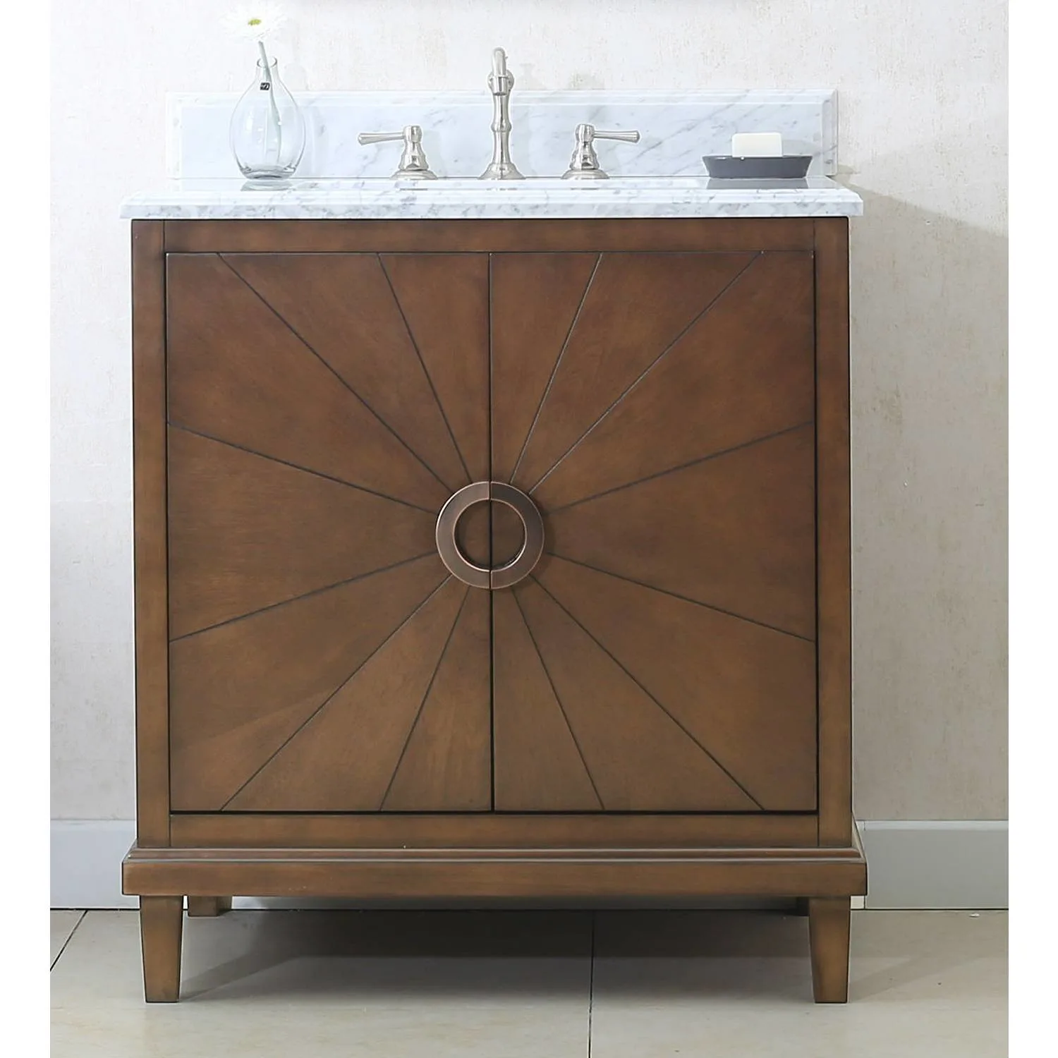 Legion Furniture 30 Inch Carrara White Top Ceramic Sink Vanity Cabinet - image 1