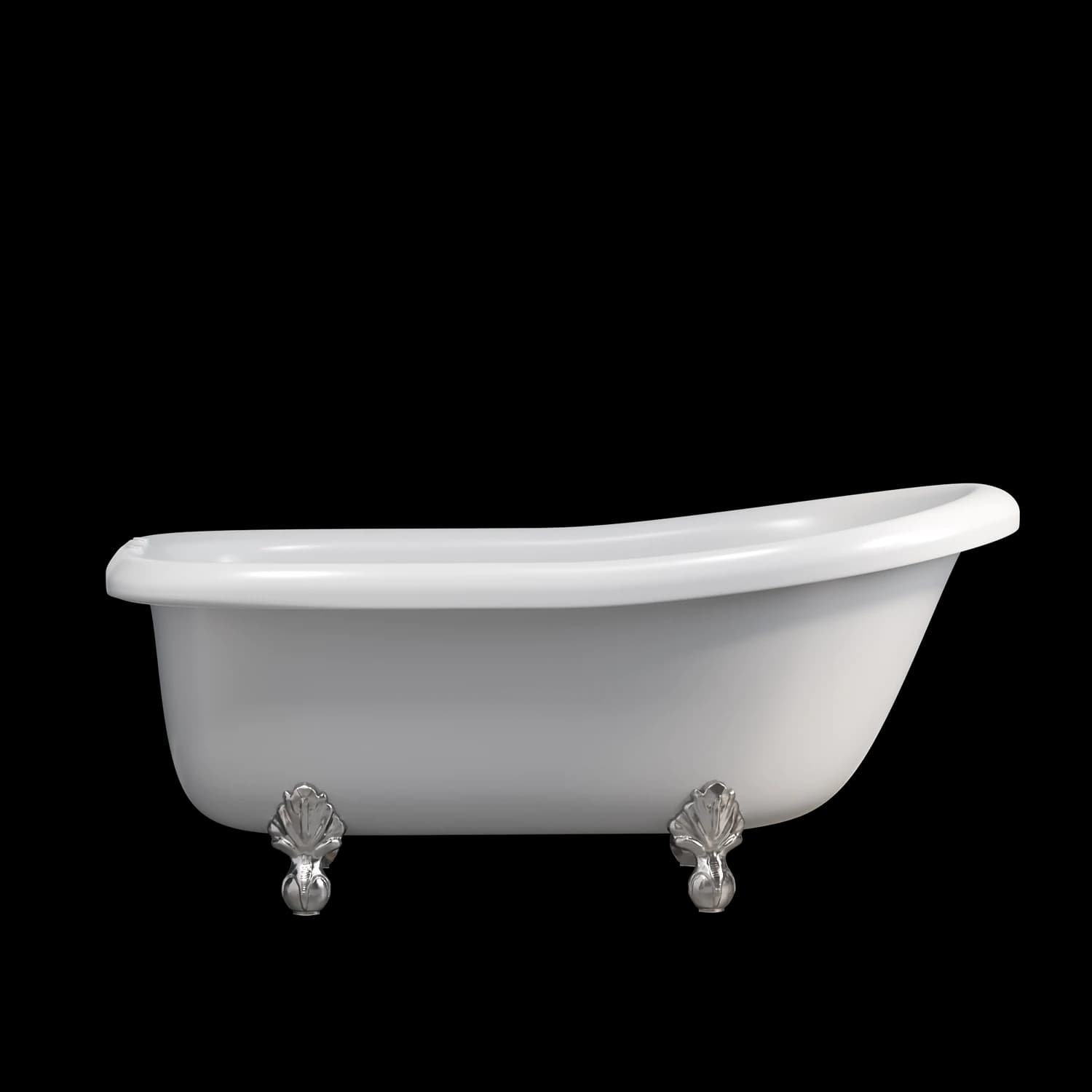 Cambridge Plumbing 60 Inch Clawfoot Slipper USA Quality Bathtub