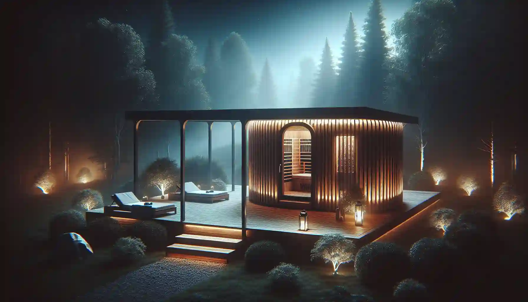 Outdoor Infrared Saunas