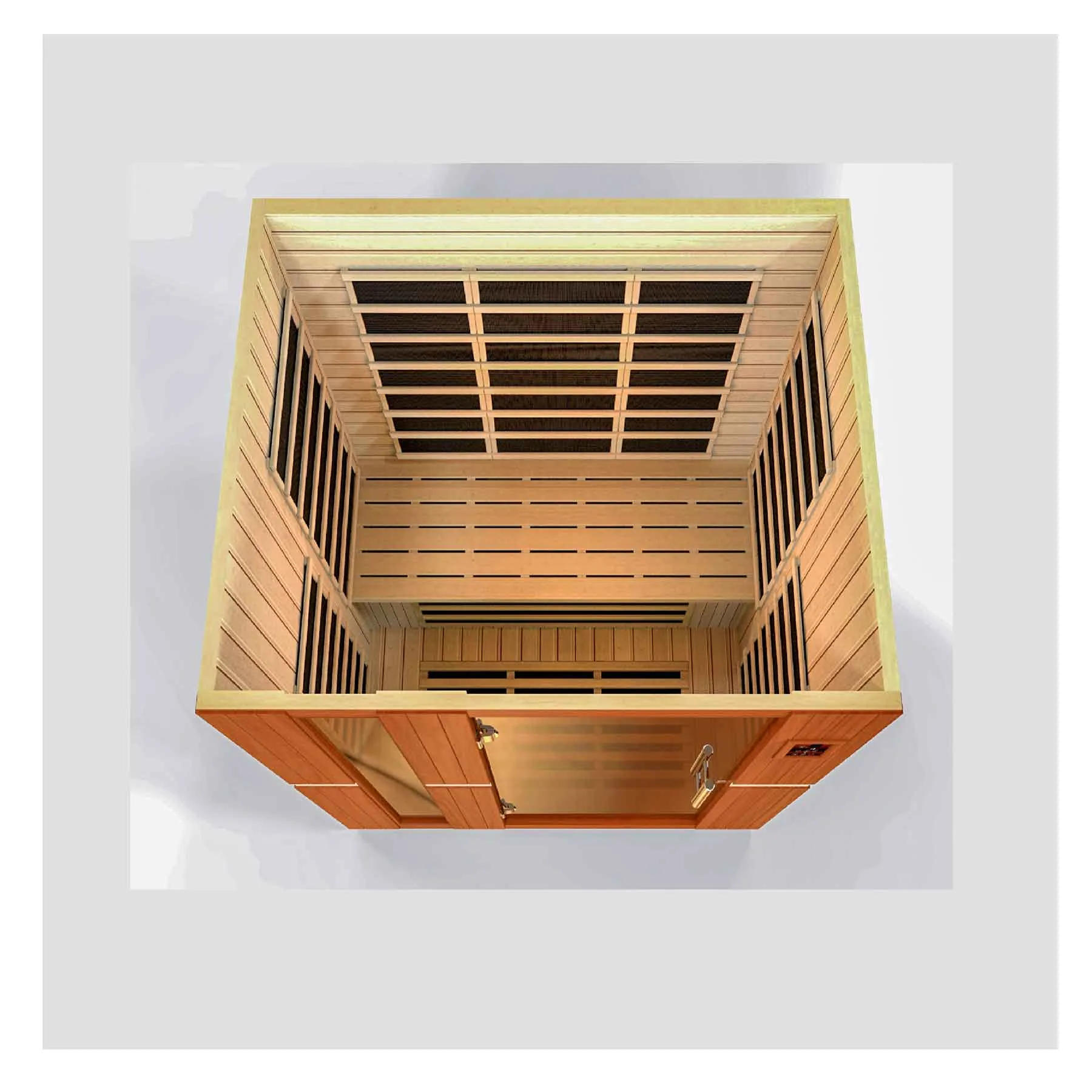 Dynamic Lugano 3 Person Low EMF Indoor FAR Infrared Sauna - image 4