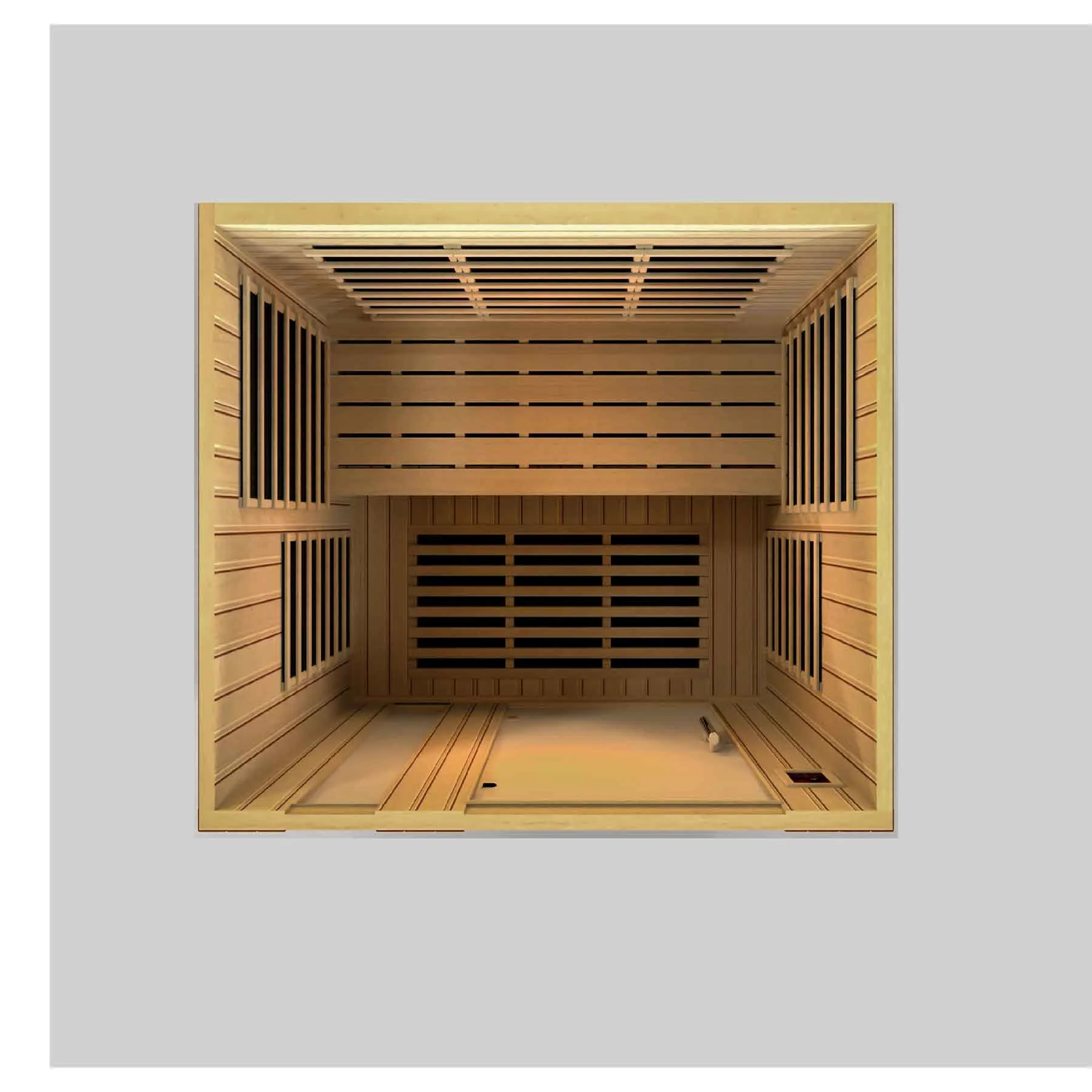 Dynamic Lugano 3 Person Low EMF Indoor FAR Infrared Sauna - image 5