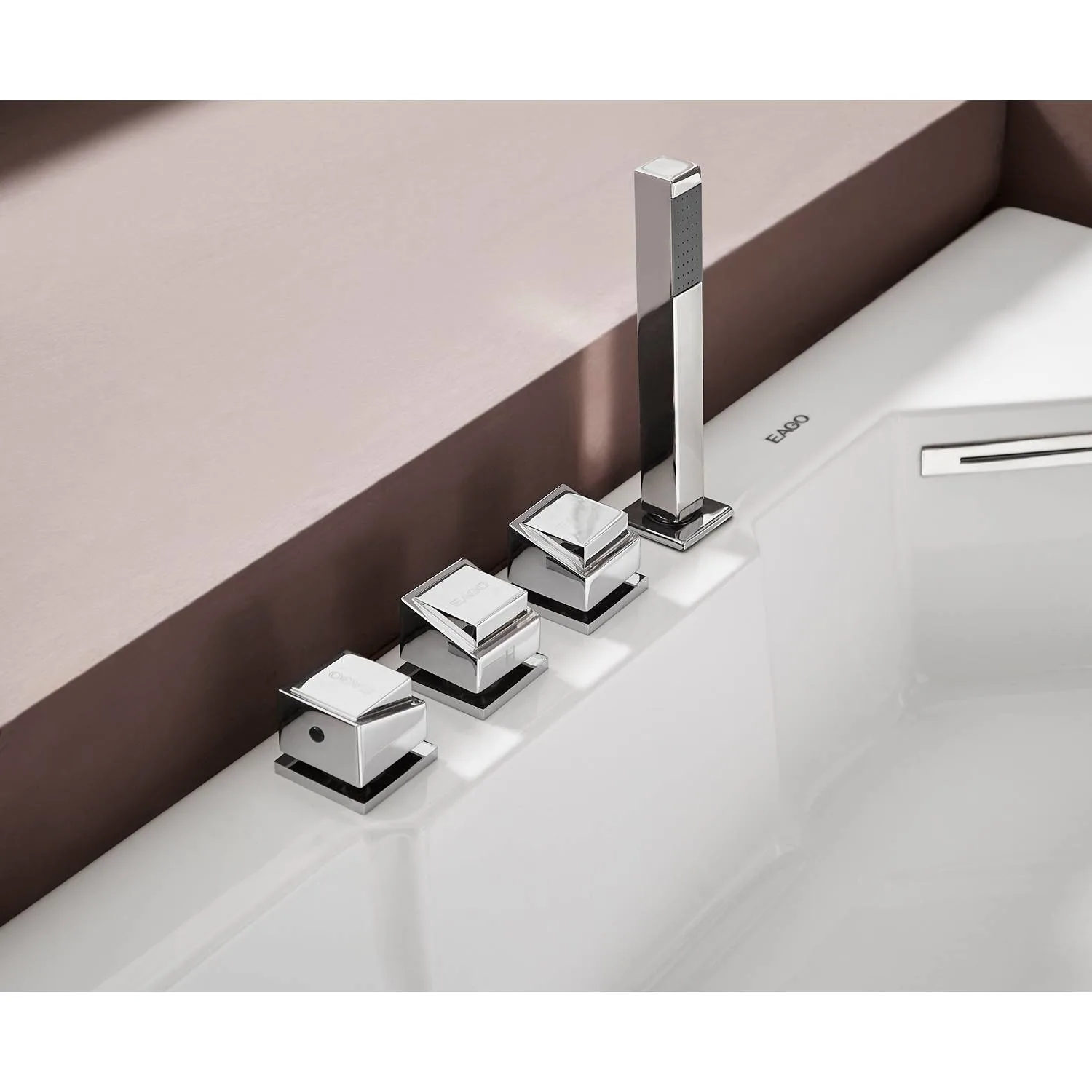 EAGO AM156ETL 5 ft 2 Person Acrylic Corner Whirlpool Bathtub - image 12