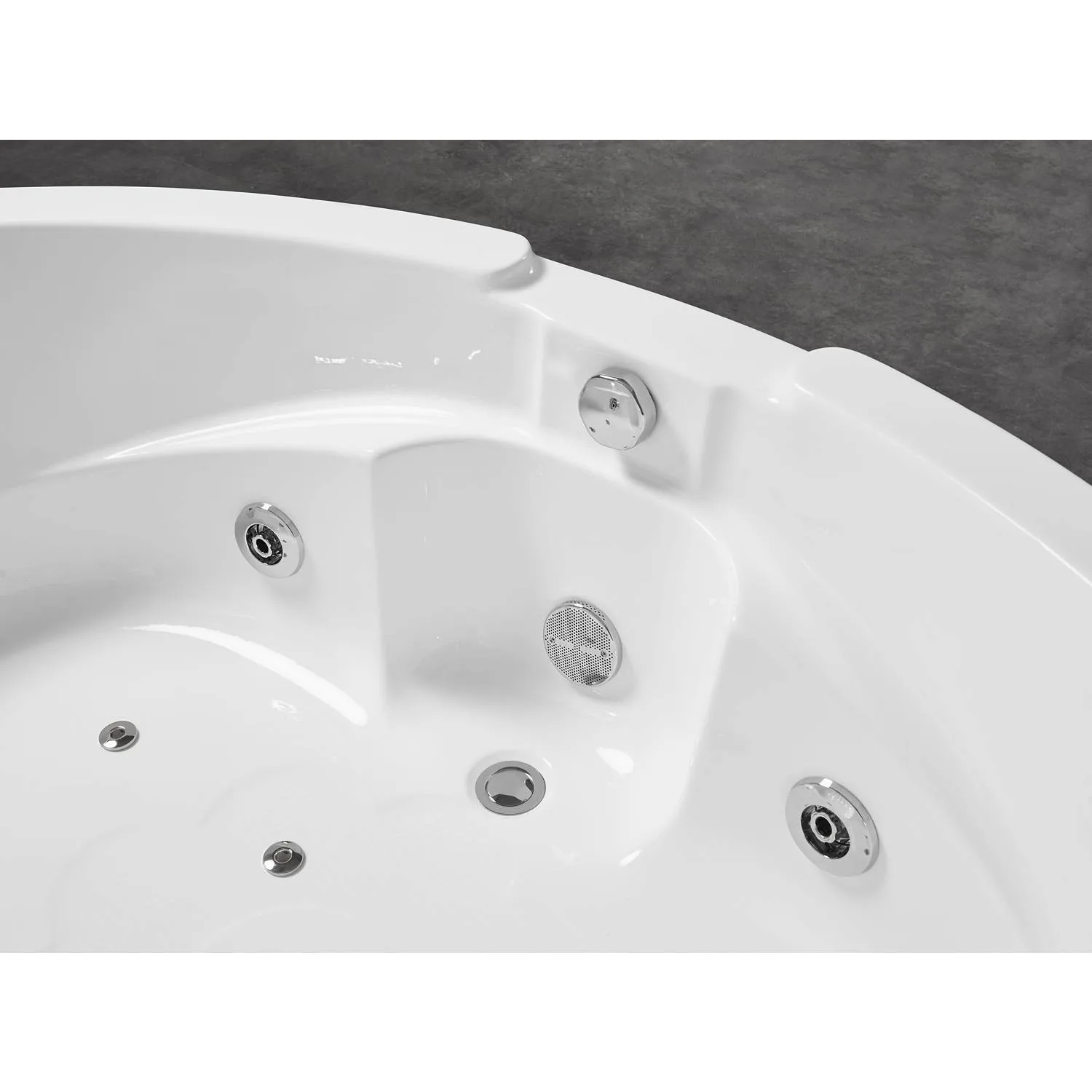 EAGO AM505ETL 5 ft 2 Person Rectangular Waterfall Whirlpool Bathtub - image 18