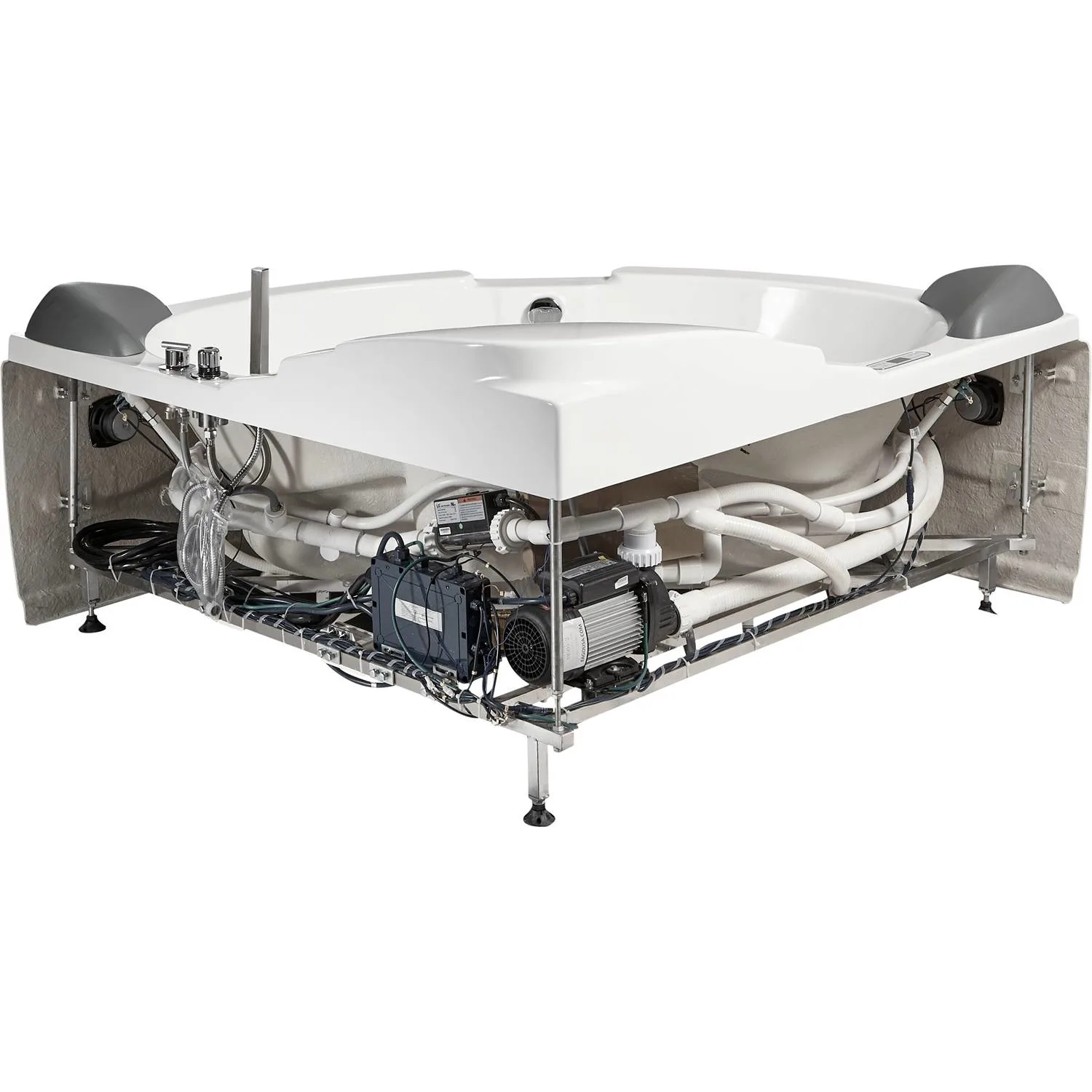 EAGO AM505ETL 5 ft 2 Person Rectangular Waterfall Whirlpool Bathtub - image 10