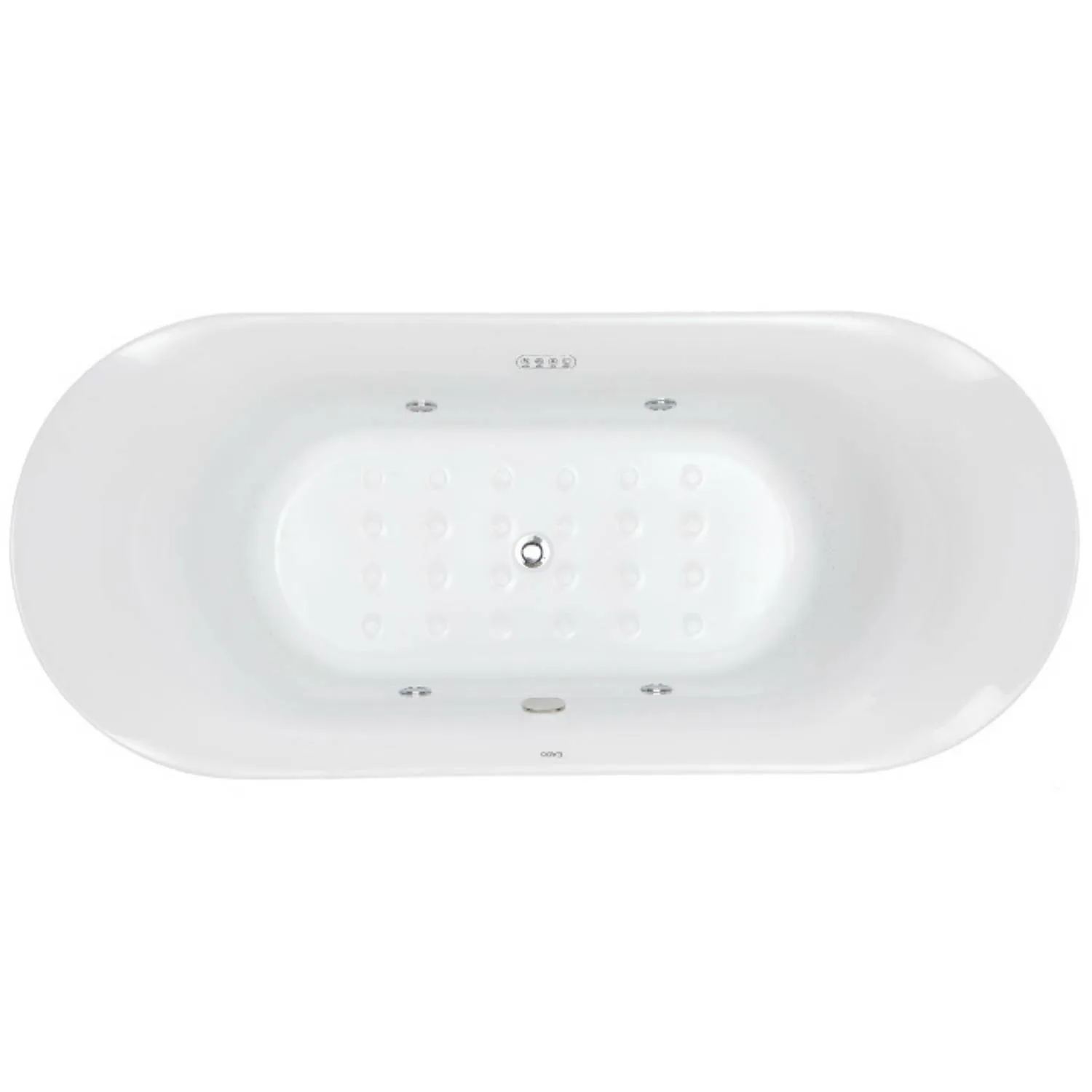 EAGO AM1900 74 inch Free Standing Air Bubble Bathtub