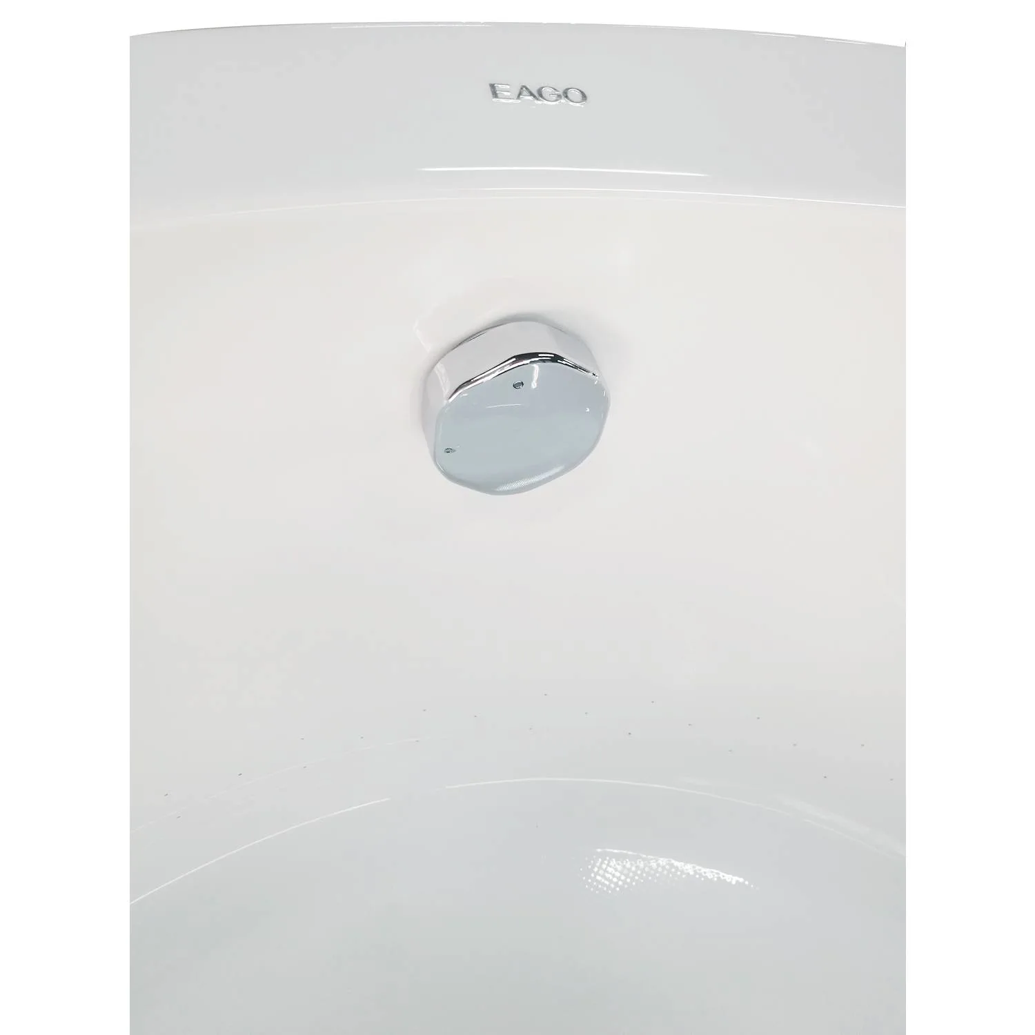 EAGO AM2130 66 inch Acrylic Round Free Standing Air Bubble Bathtub - image 5