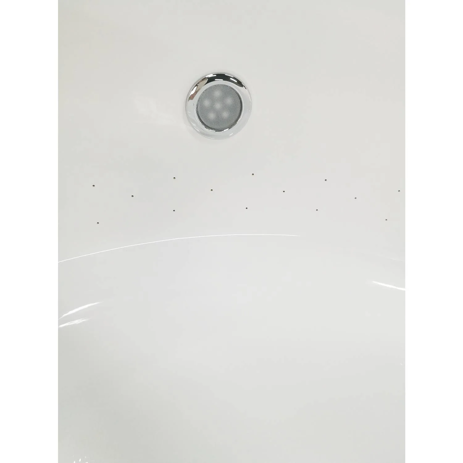 EAGO AM2130 66 inch Acrylic Round Free Standing Air Bubble Bathtub - image 6