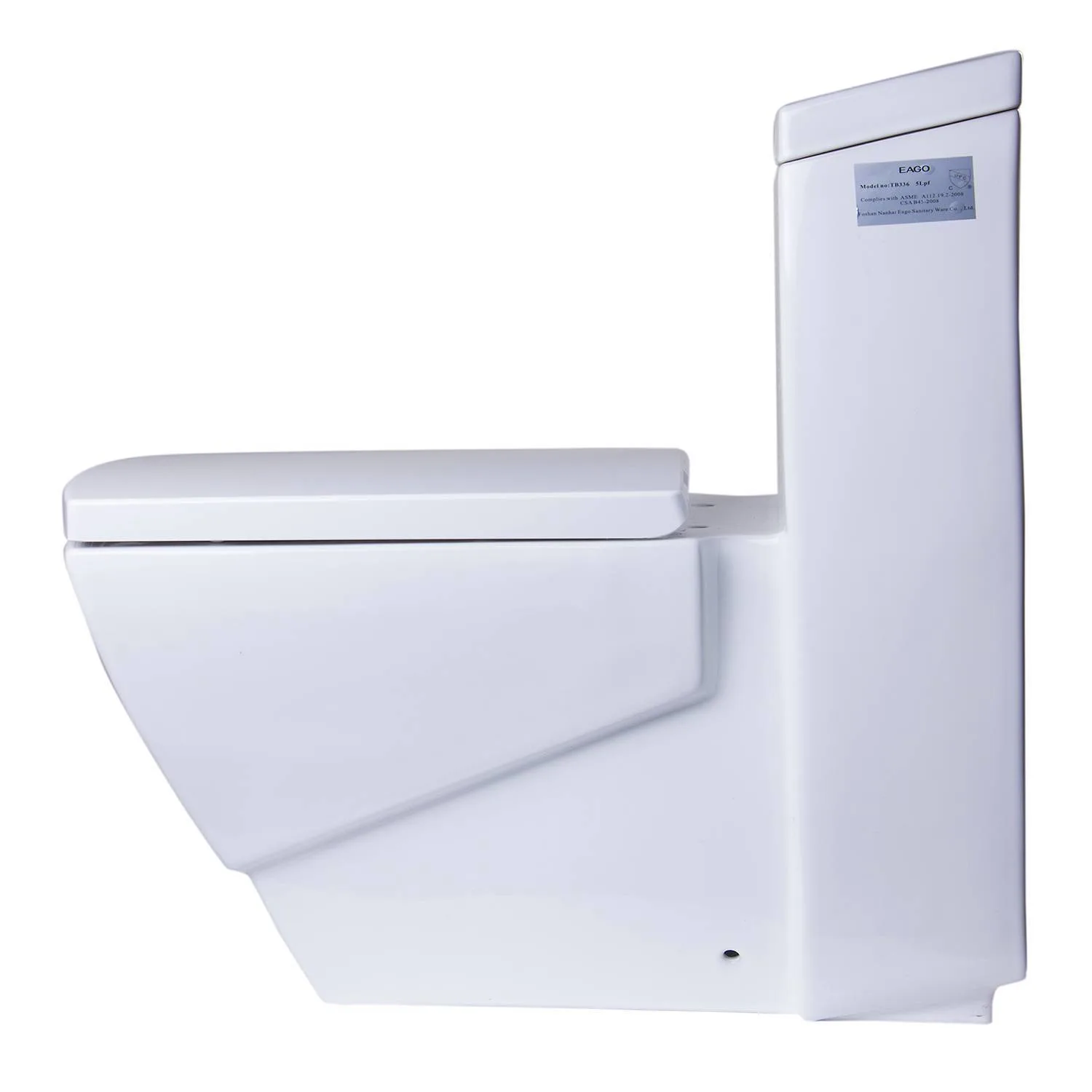 EAGO TB336 Dual Flush Eco-friendly Ceramic Toilet - image 5