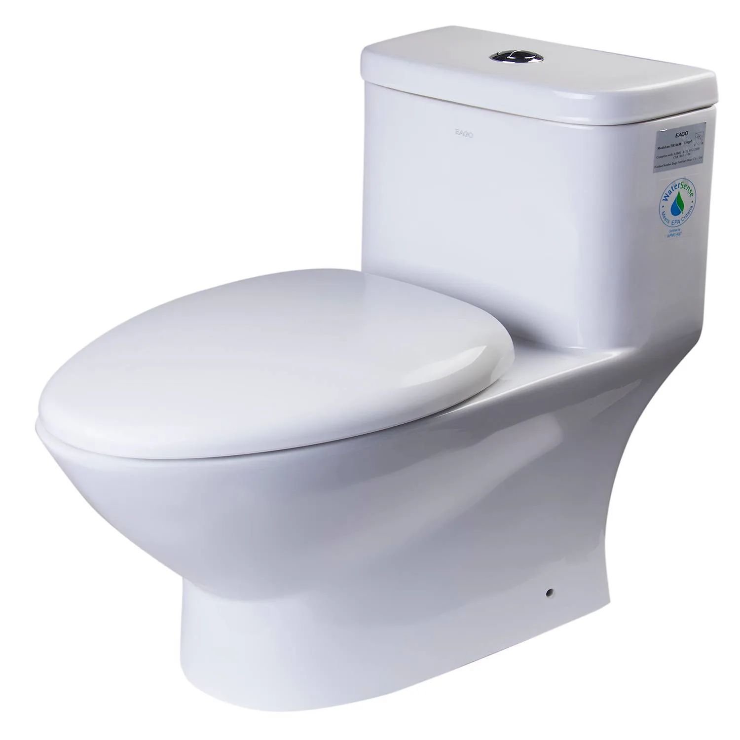 EAGO TB346 Dual Flush Eco-friendly Ceramic Toilet - image 4