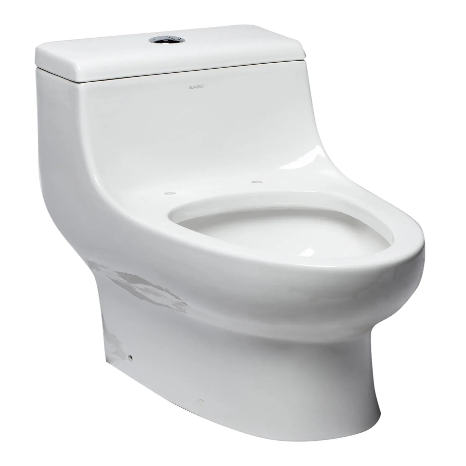 EAGO TB358 Dual Flush Elongated Ceramic Toilet - image 2