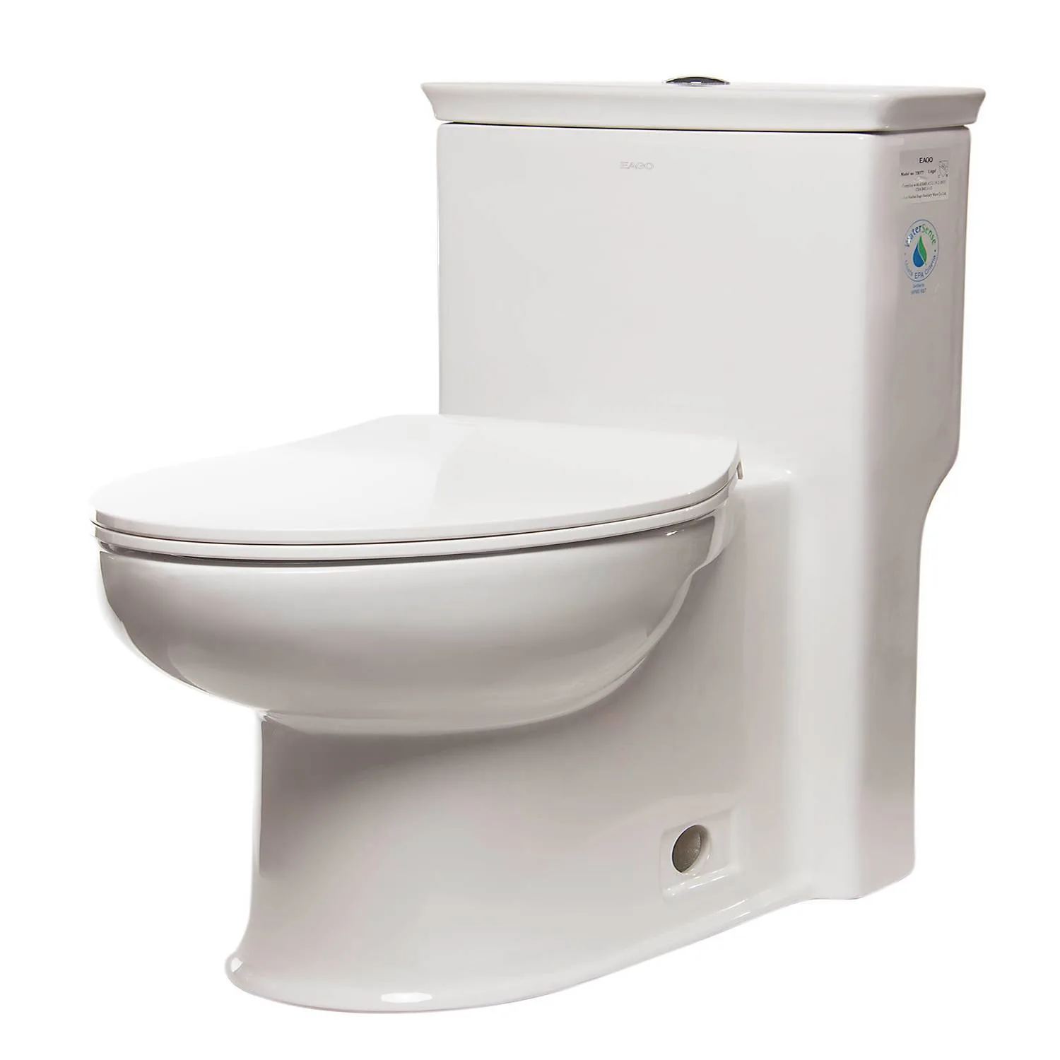 EAGO TB377 ADA Comoliant Single Flush Toilet - image 1