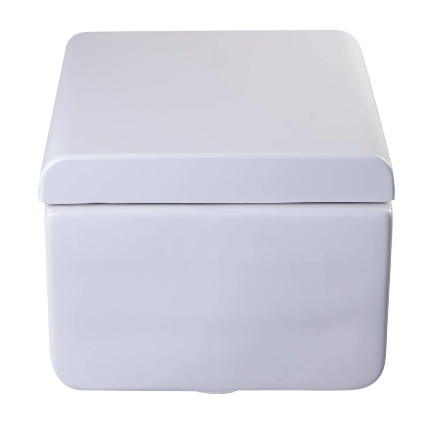 EAGO WD333 Square Modern Dual Flush Wall Mounted Toilet Bowl - image 3