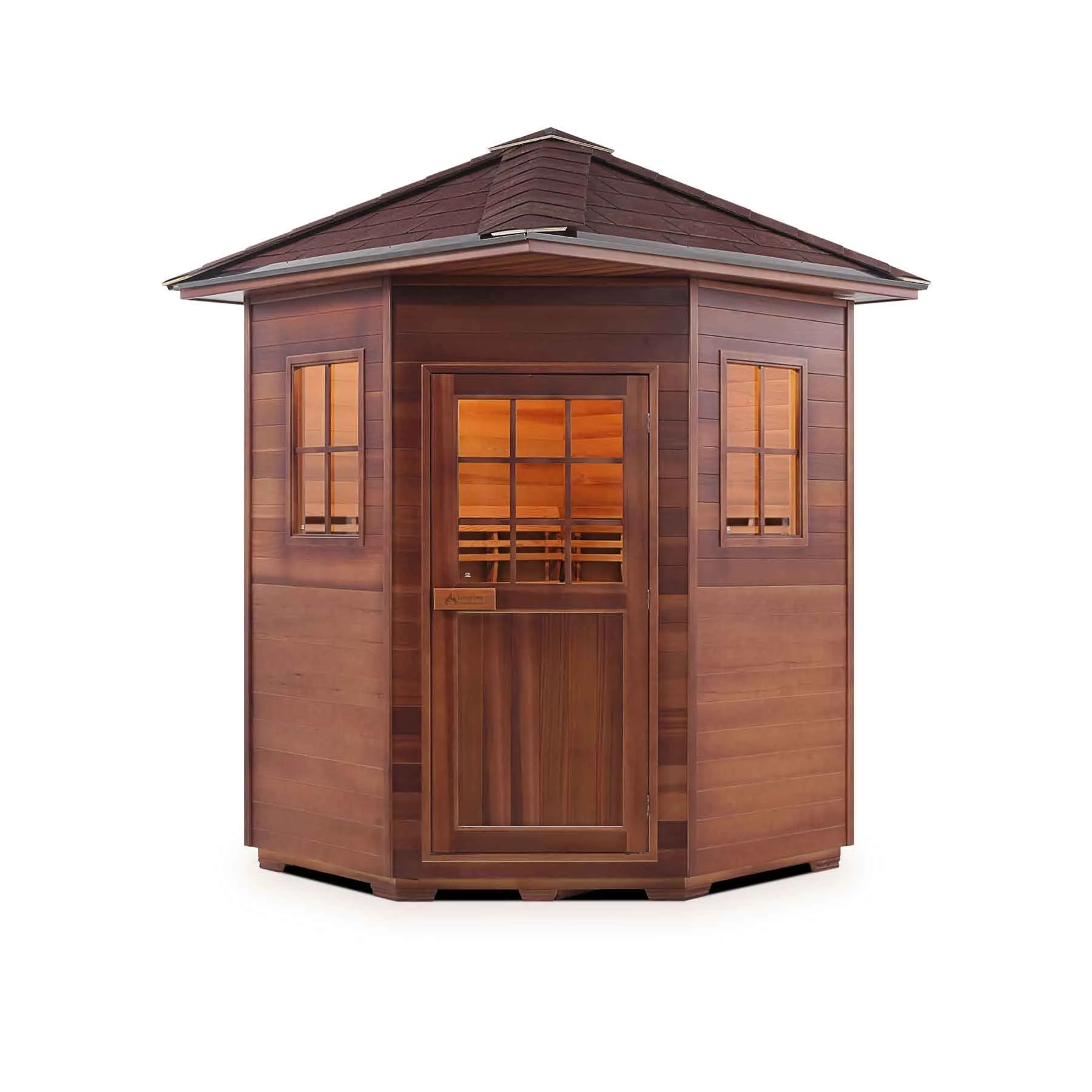 Enlighten Moonlight 4C Space-saving Outdoor Dry Traditional Sauna - image 2