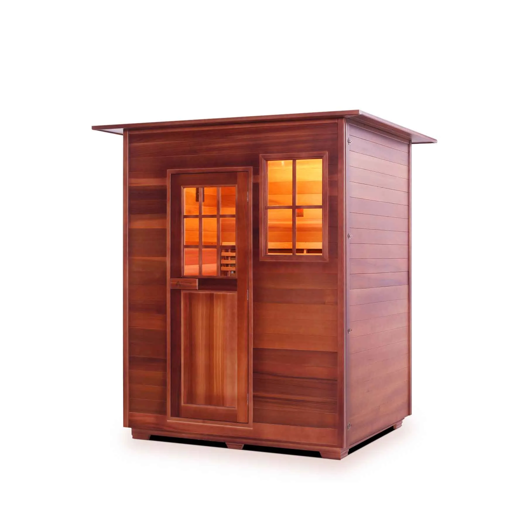 Enlighten Moonlight 3 Person Cedar Indoor Dry Traditional Sauna