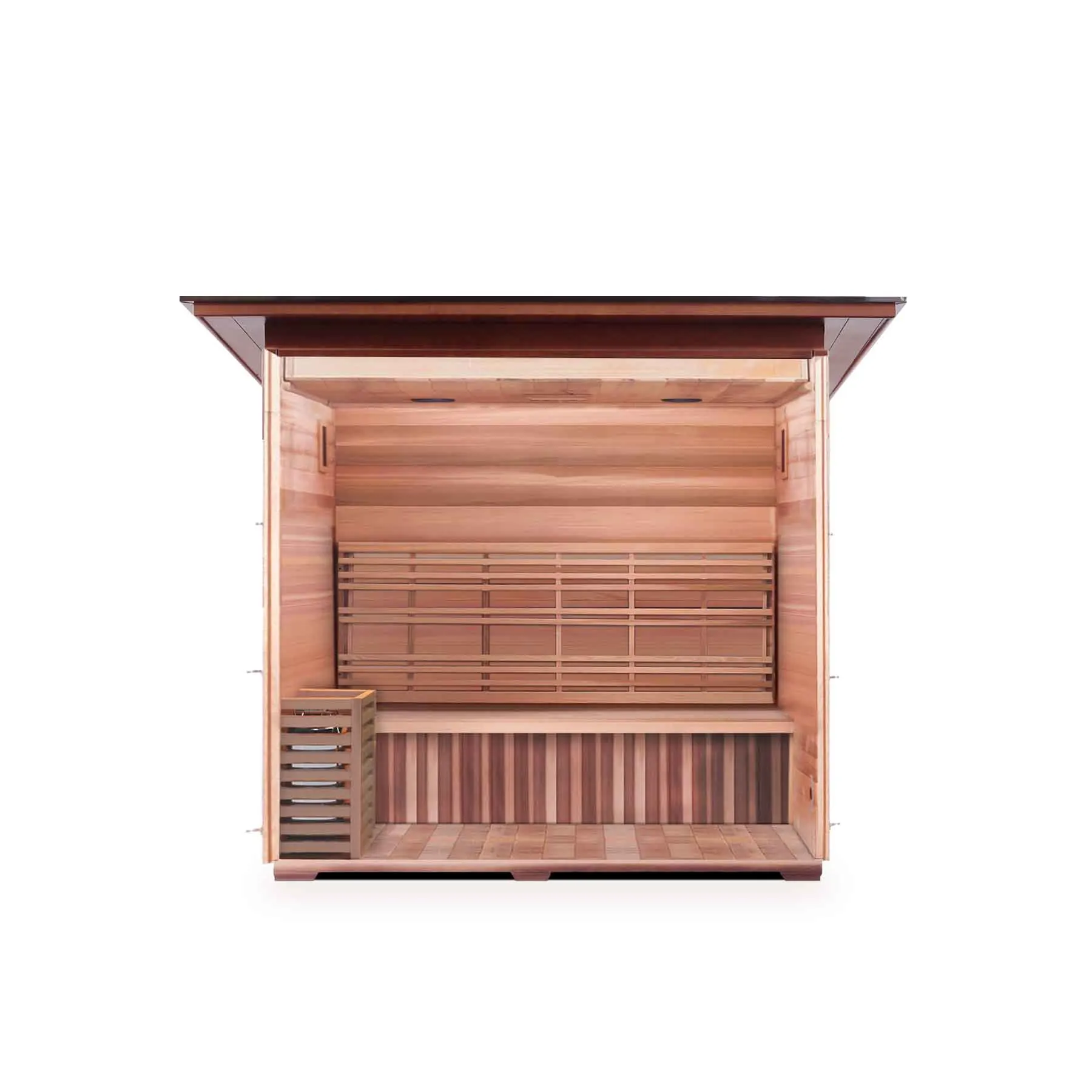 Enlighten Moonlight 4 Person Cedar Indoor Dry Traditional Sauna - image 4