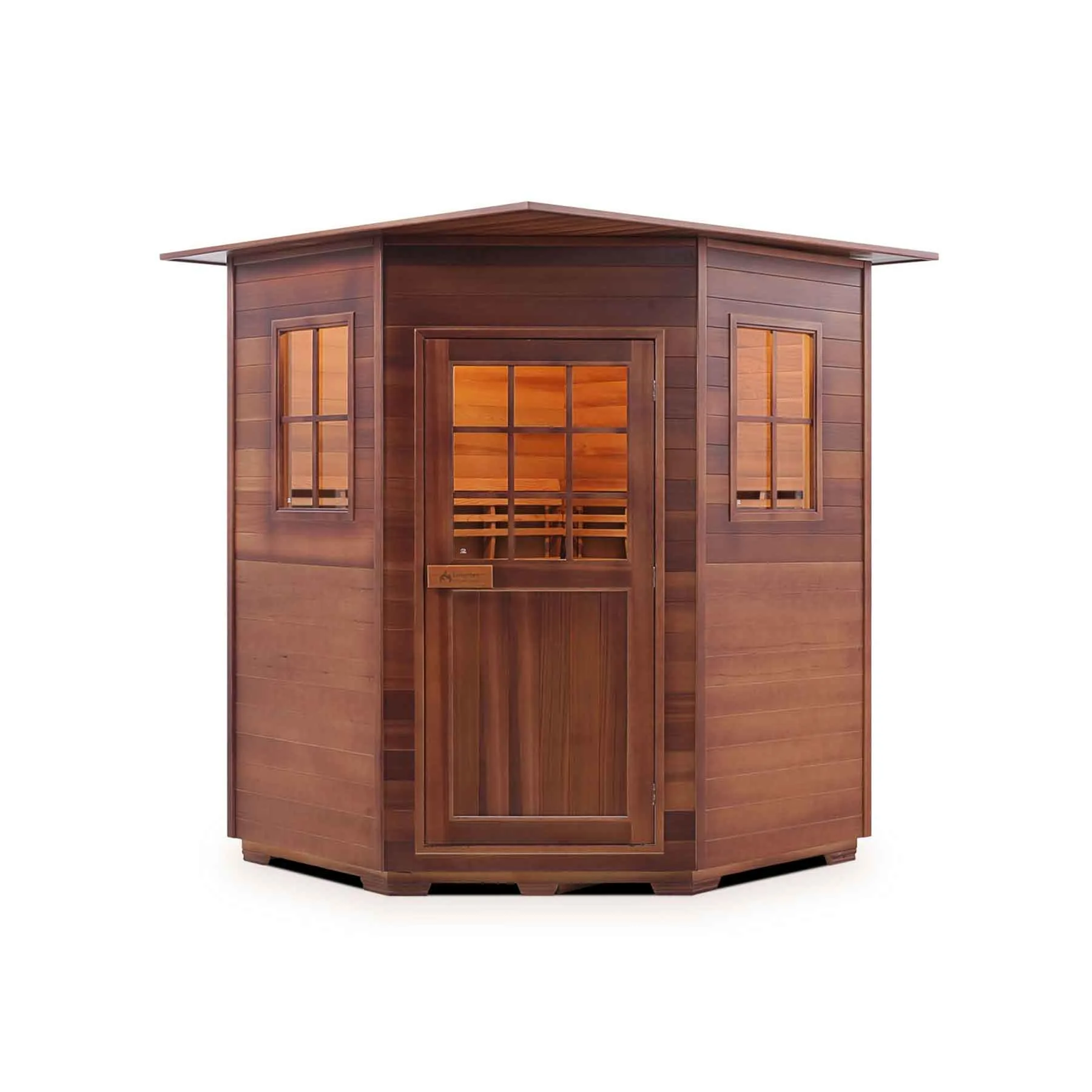 Enlighten Moonlight 4C Cedar Corner Indoor Dry Traditional Sauna - image 3