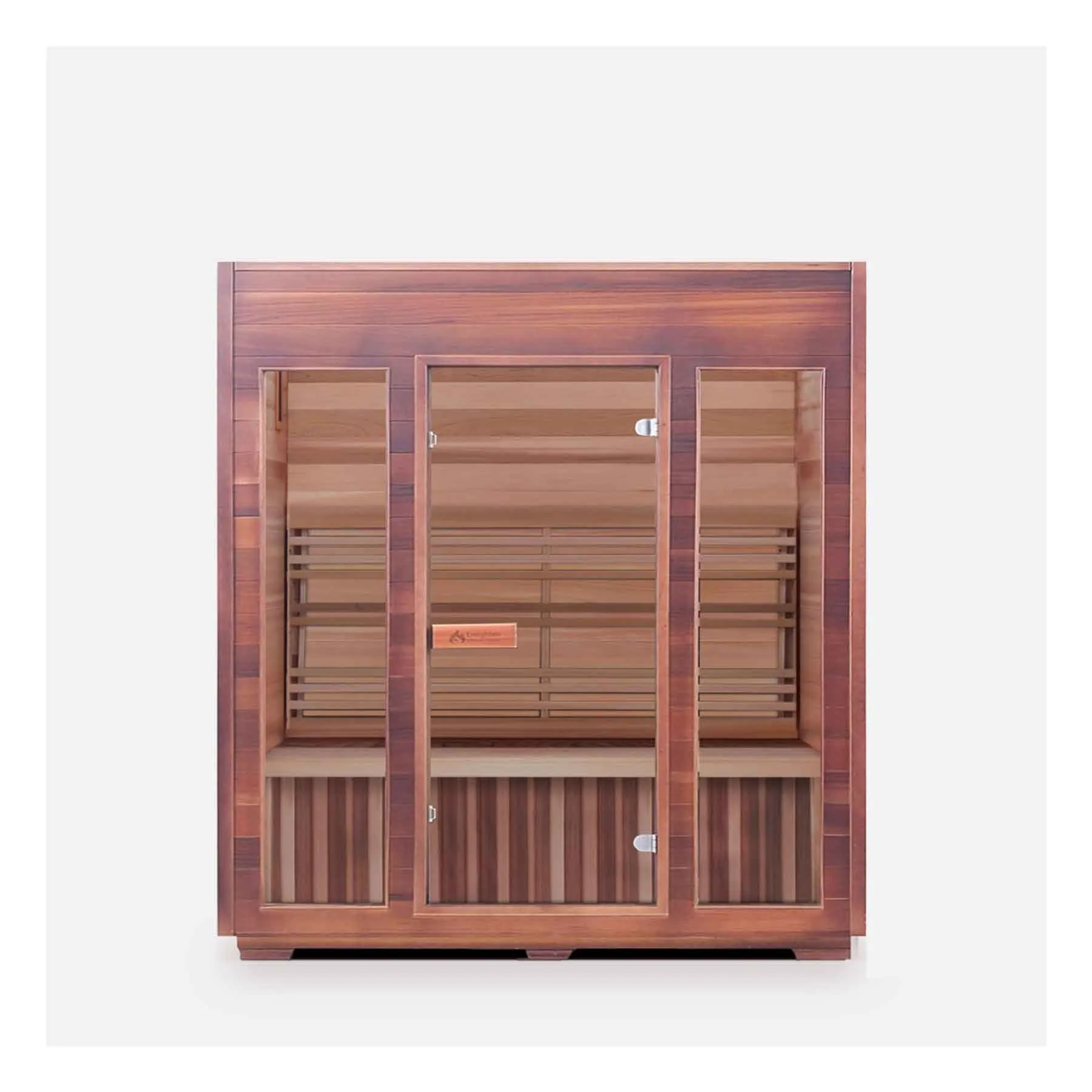 Enlighten SunRise 4 Person Cedar Indoor Dry Traditional Sauna - image 3