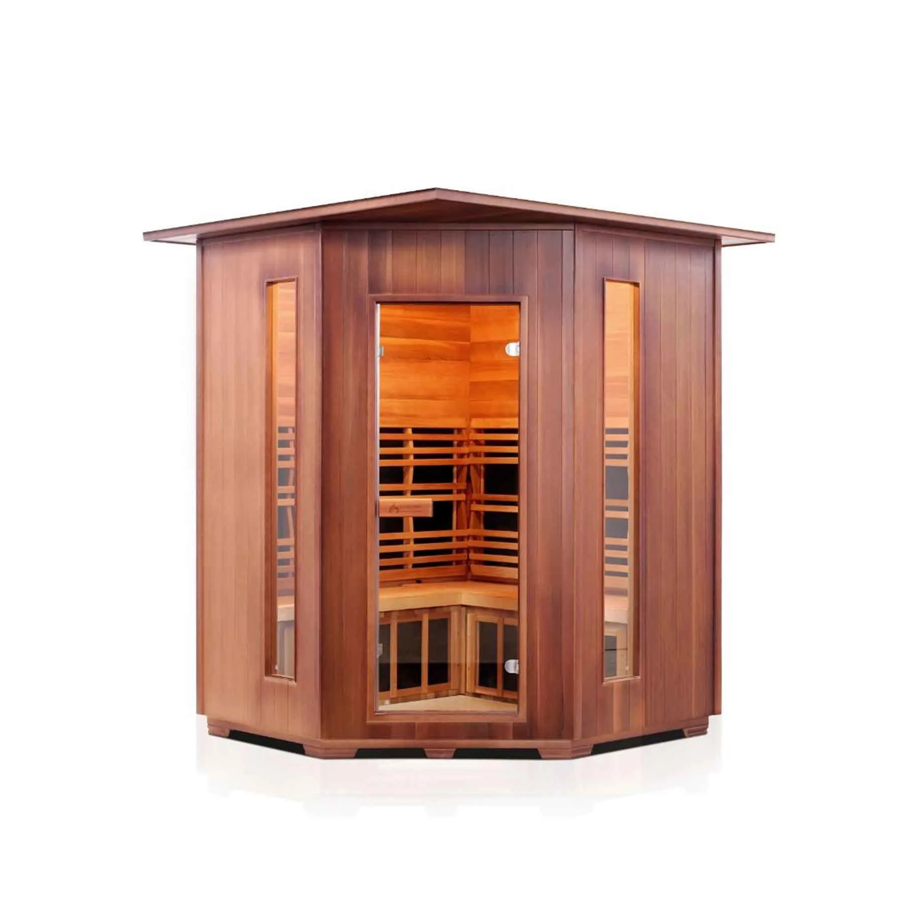 Enlighten SunRise 4C Cedar Corner Indoor Dry Traditional Sauna