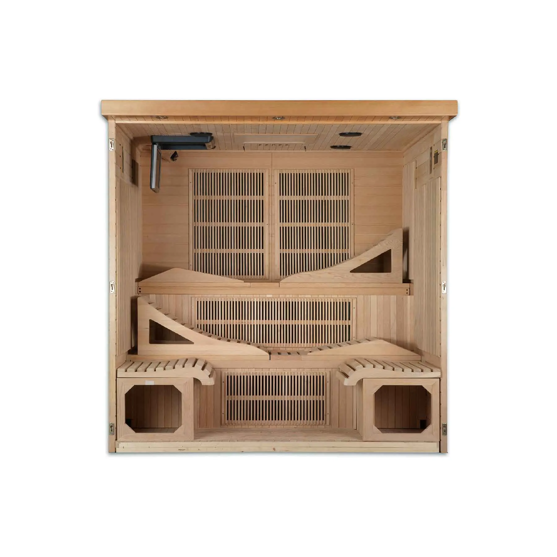 Golden Designs Monaco Elite 6 Person Near Zero EMF Indoor Infrared Sauna - image 4