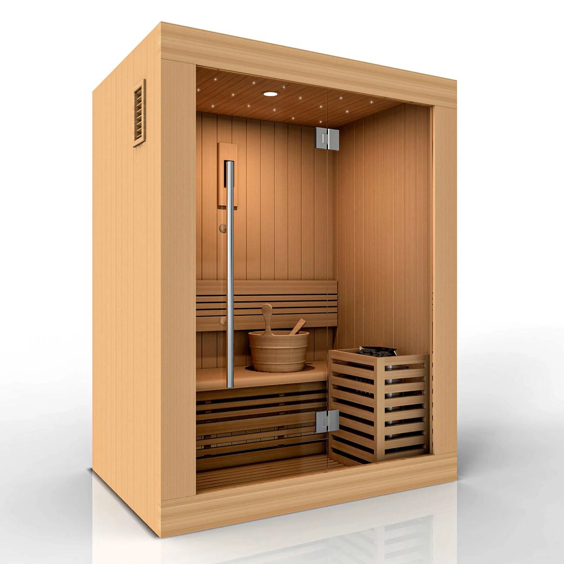 Golden Designs Sundsvall 2 Person  Indoor Traditional Sauna - image 2
