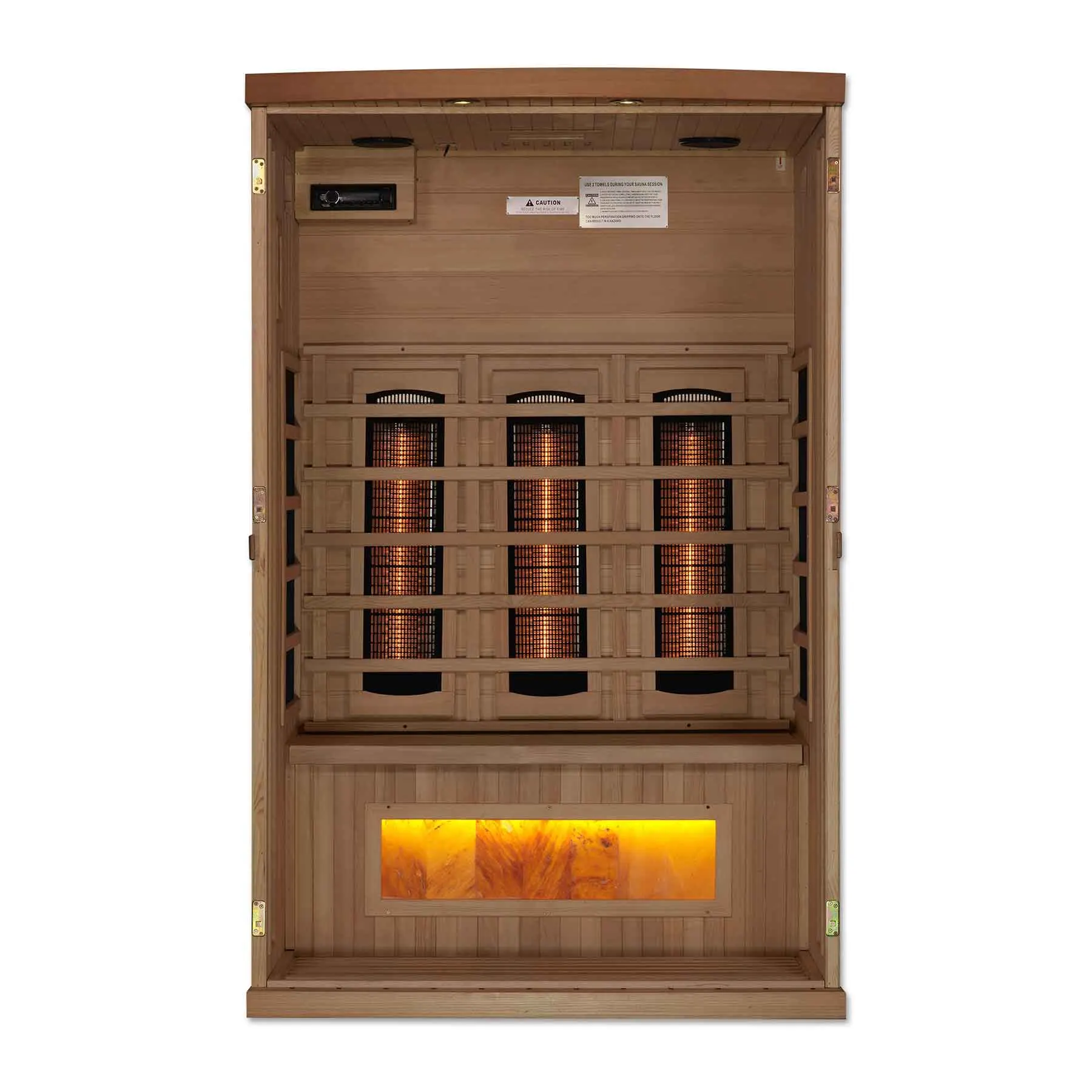Golden Designs 2 Person Full Spectrum Near Zero Indoor Infrared Sauna - image 4