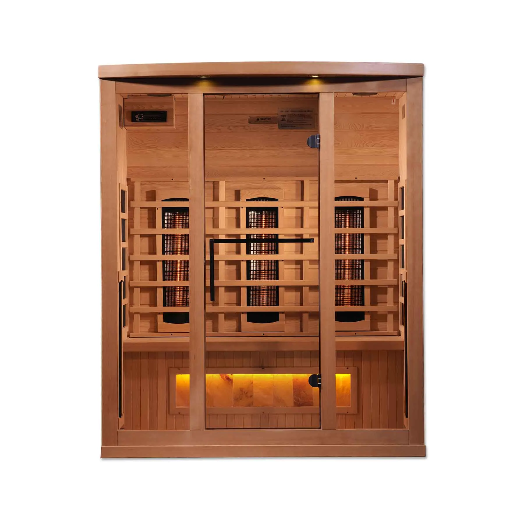 Golden Designs 3 person Full Spectrum Hemlock Indoor Infrared Sauna - image 2