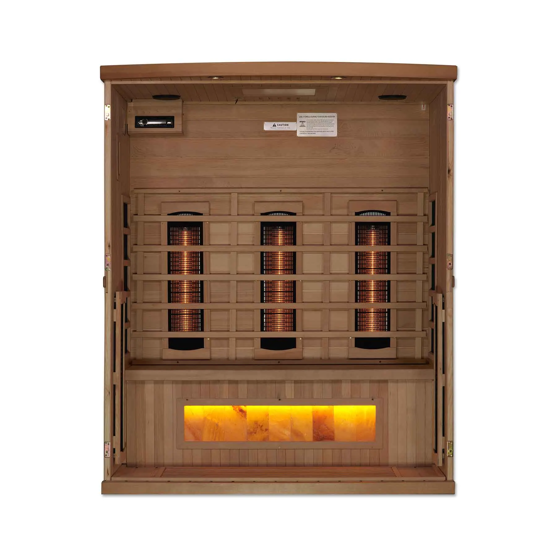 Golden Designs 3 person Full Spectrum Hemlock Indoor Infrared Sauna - image 4