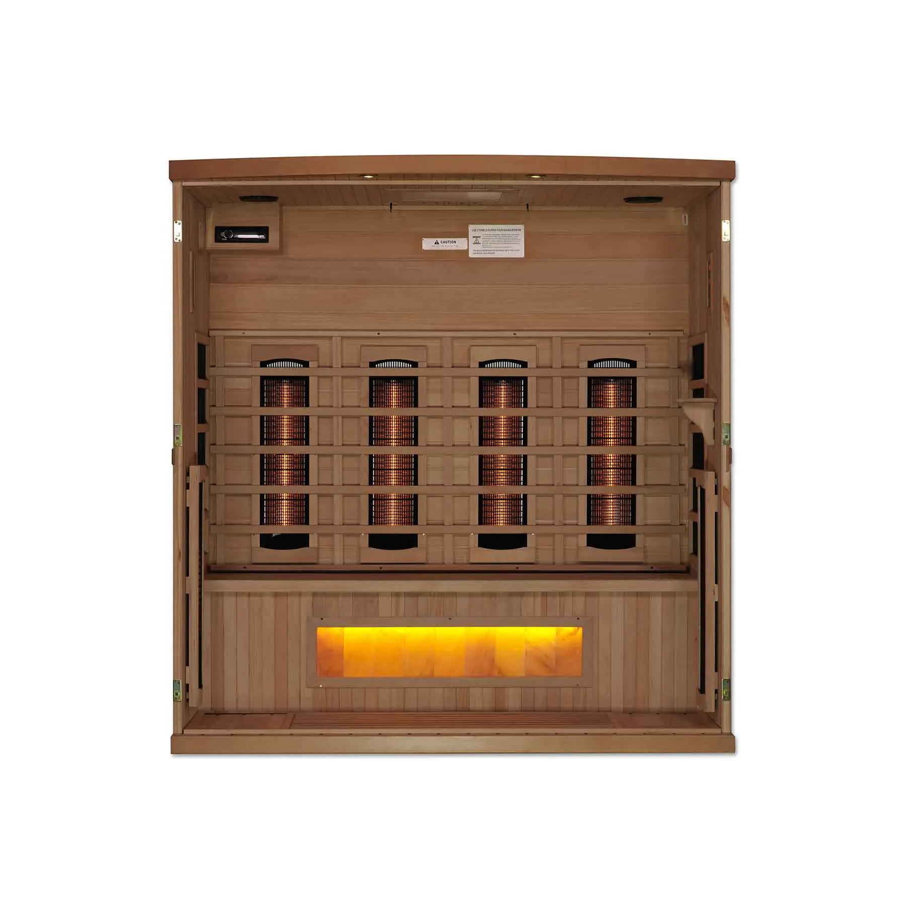Golden Designs 4 Person Full Spectrum Near Zero EMF Indoor Infrared Sauna - image 4