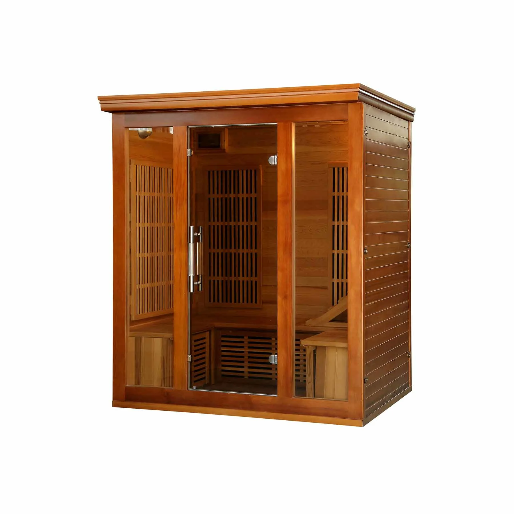 HeatWave Elite 4 Person 9 Carbon Indoor Low-EMF Infrared Sauna