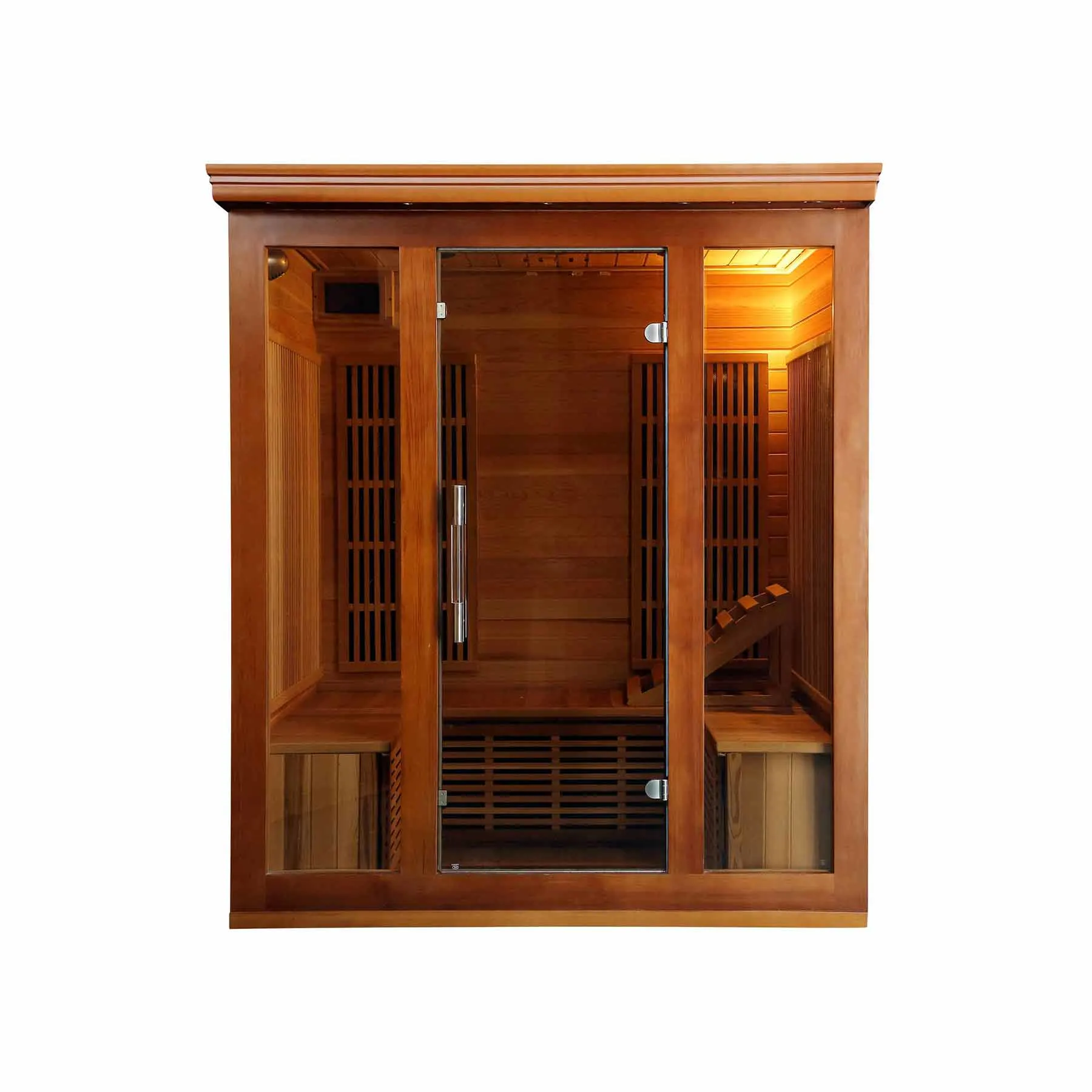 HeatWave Elite 4 Person 9 Carbon Indoor Low-EMF Infrared Sauna - image 2
