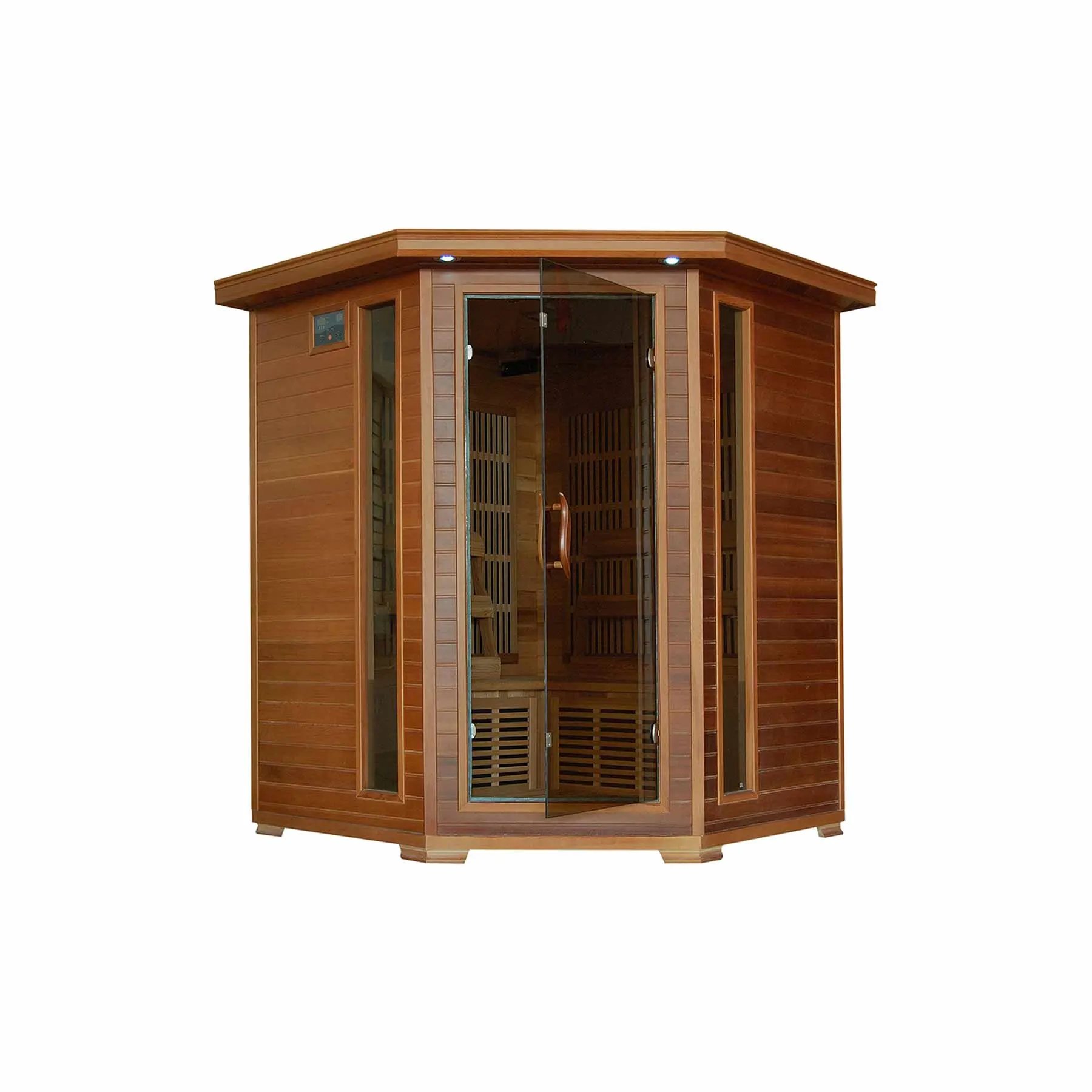 HeatWave Whistler 4 Person 10 Carbon Corner Indoor Low-EMF Infrared Sauna - image 1