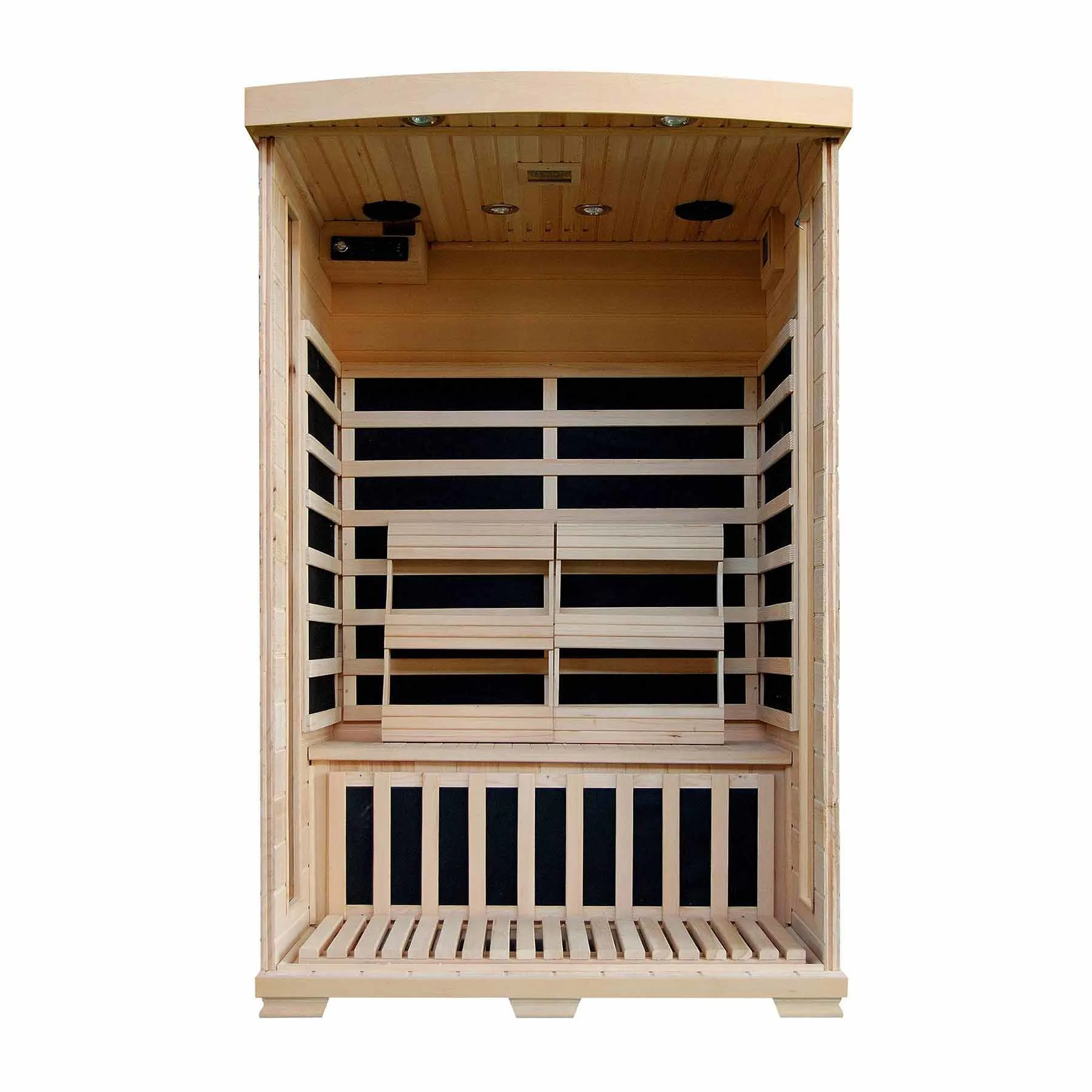 HeatWave Coronado 2 Person 6 Carbon Indoor Low-EMF FAR Infrared Sauna - image 3
