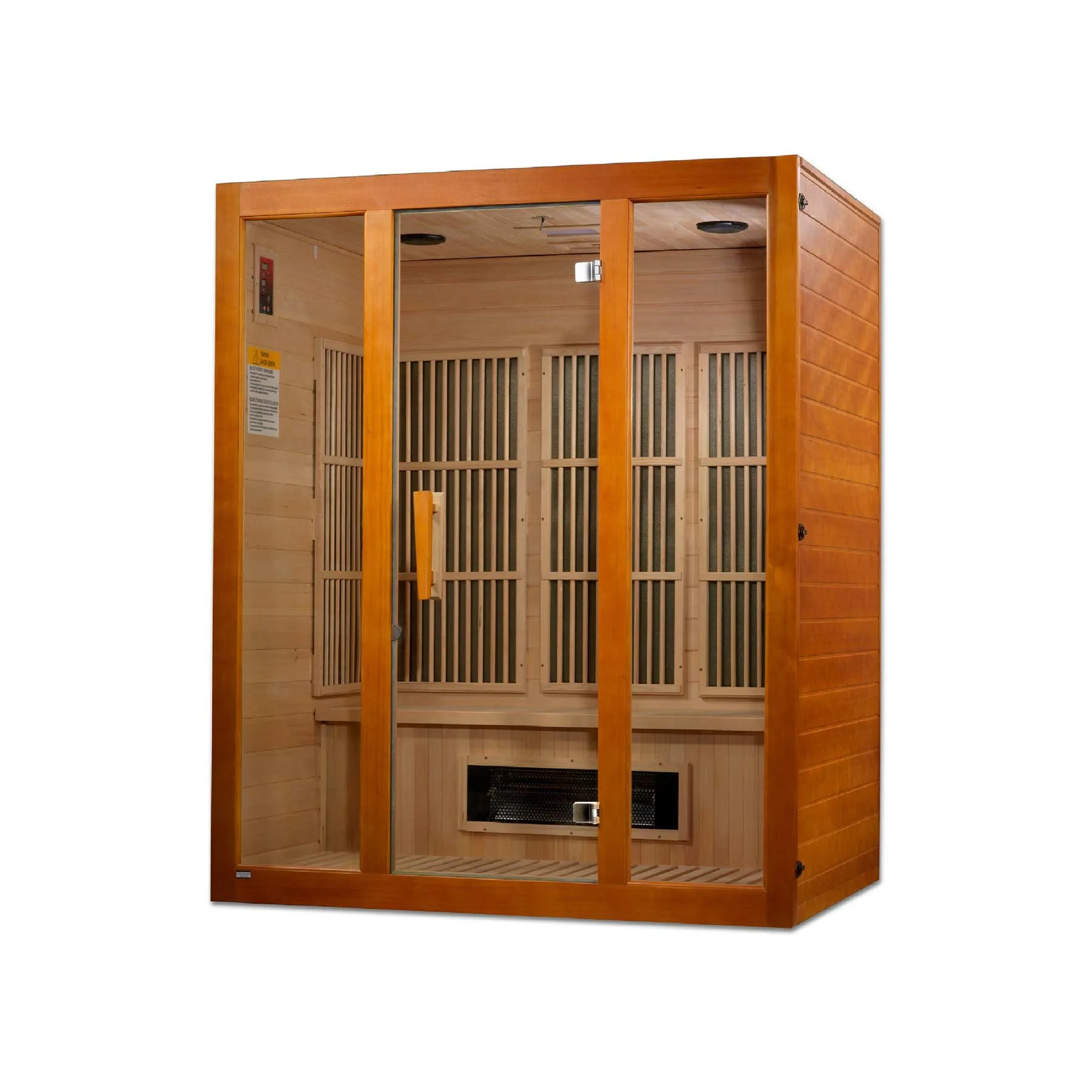 Maxxus Alpine 3 Person Dual Tech Low EMF Indoor FAR Infrared Sauna