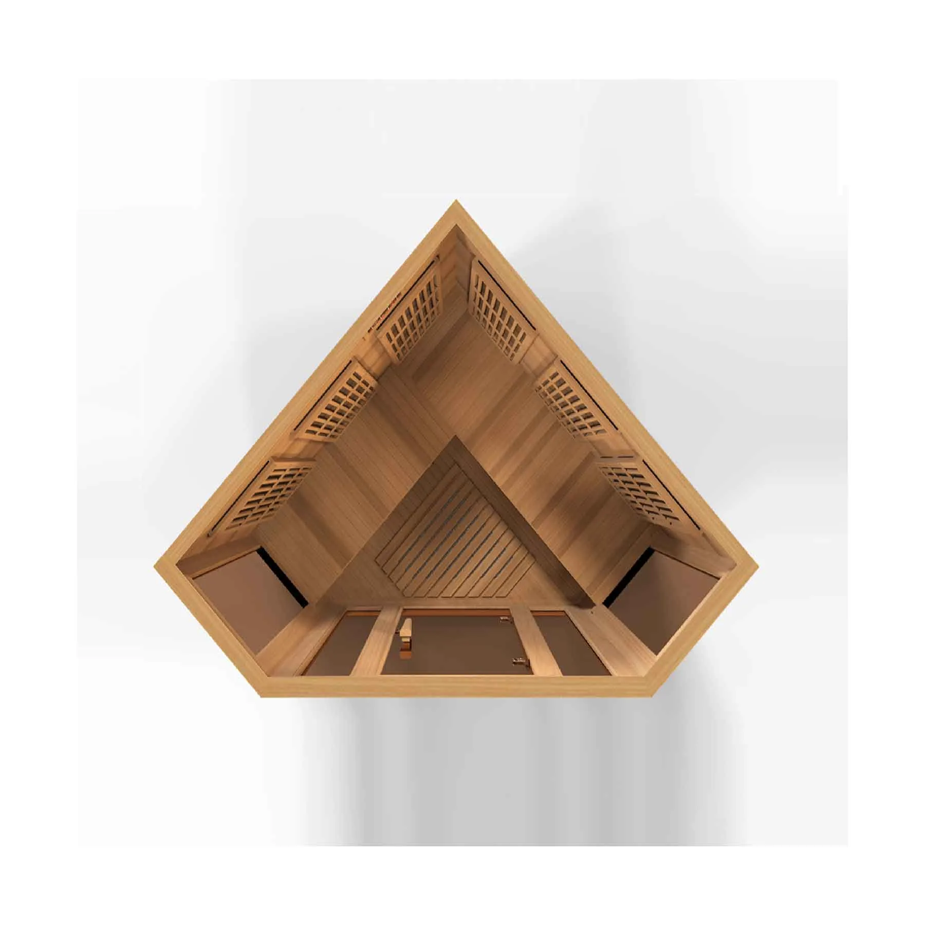 Maxxus 3 Person 9 Panels Low EMF Red Cedar Indoor FAR Infrared Sauna - image 6