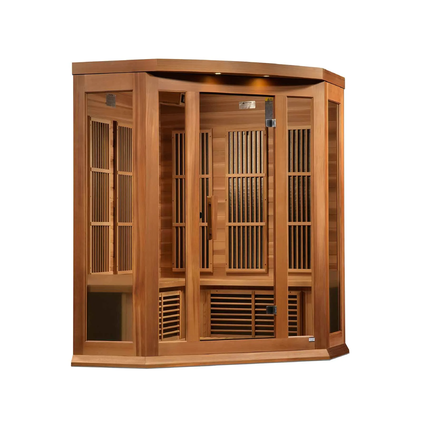 Maxxus Avignon 3 Person Near Zero EMF Corner Indoor FAR Infrared Sauna - image 3
