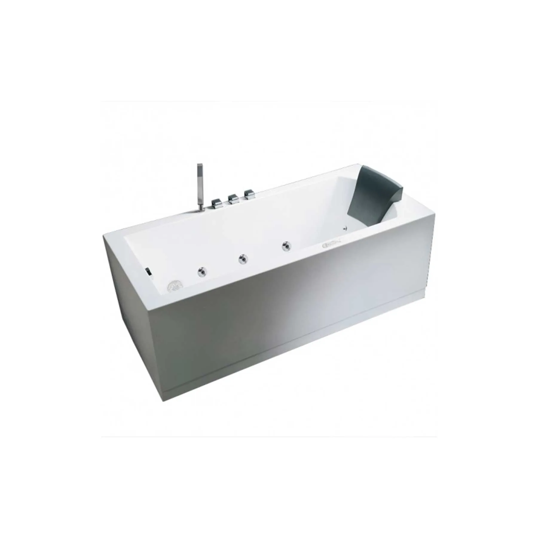 Platinum Elegant 154 70L x 32W x 25H 1 Person Whirlpool Bathtub