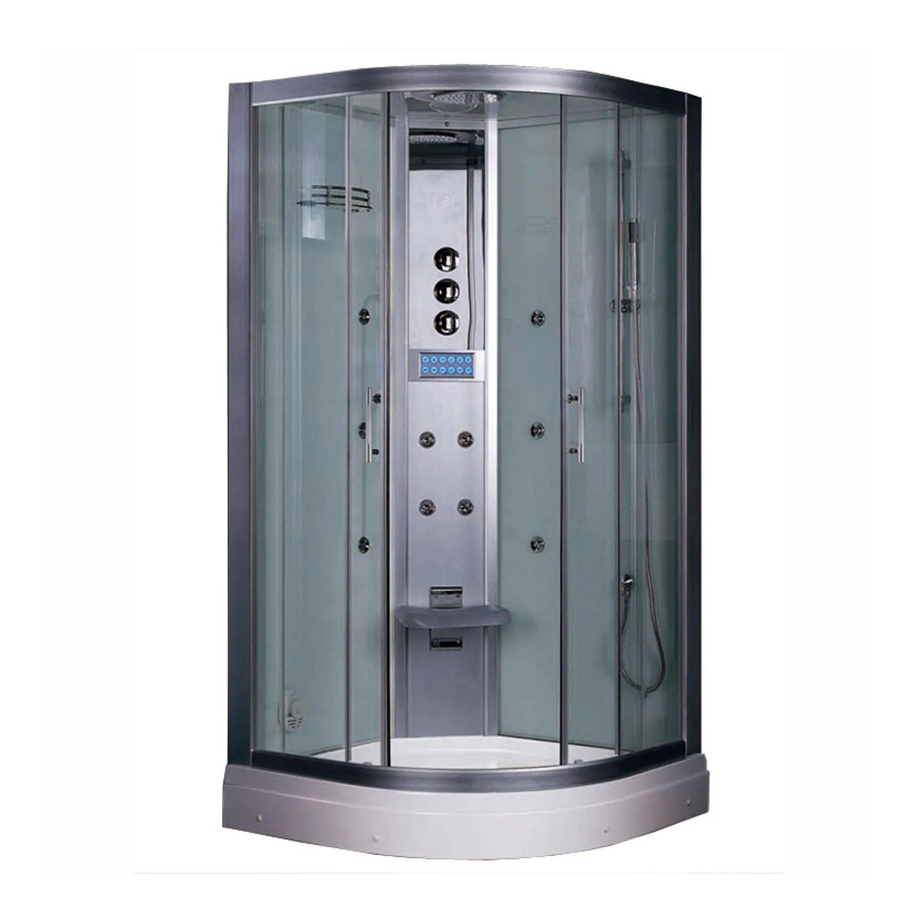 Platinum DZ934 35L x 35W x 87H 1 Person Walk In Steam Shower