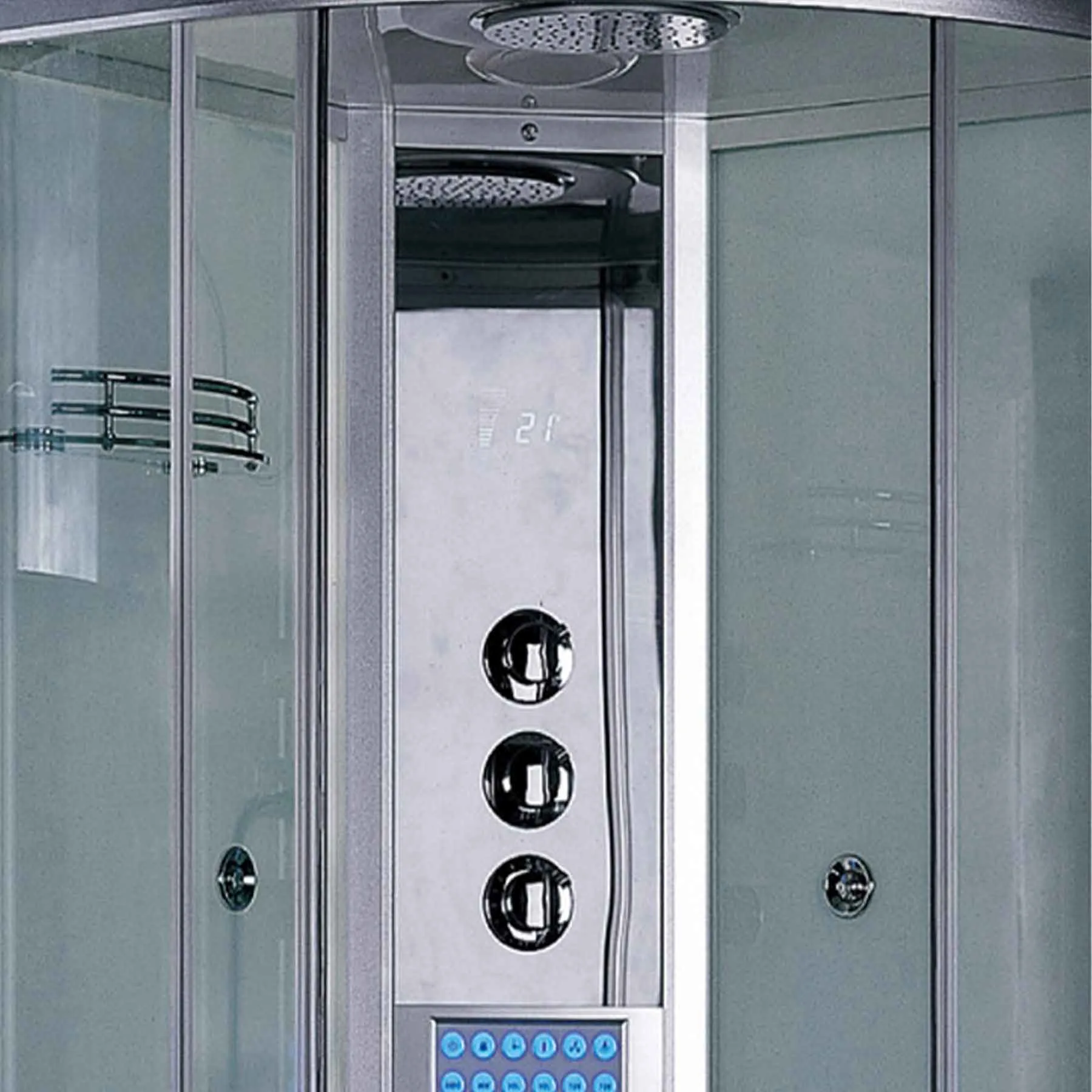 Platinum DZ934 35L x 35W x 87H 1 Person Walk In Steam Shower - image 2