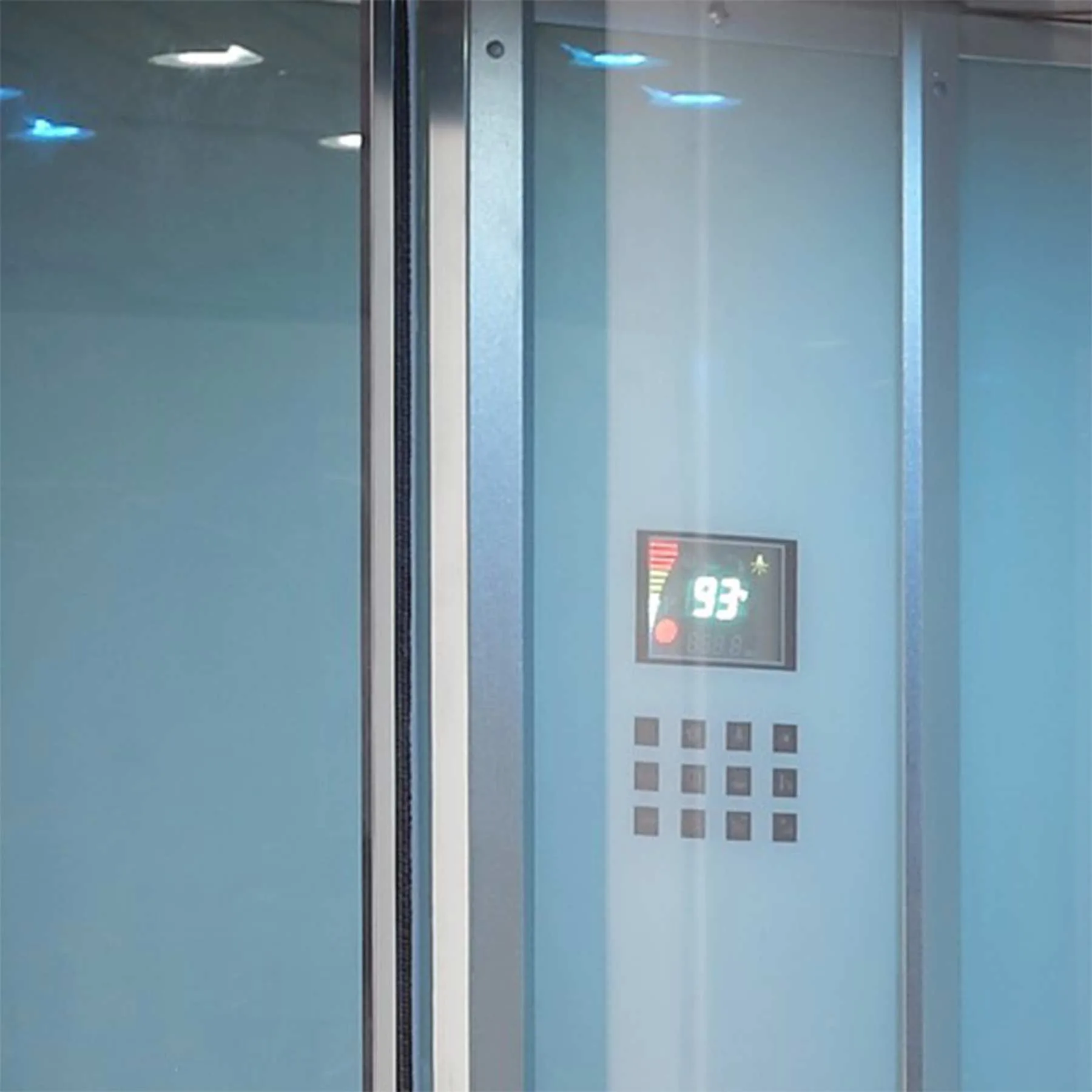 Platinum DZ963F8 39L x 39W x 89H 1 Person Corner Steam Shower - image 2