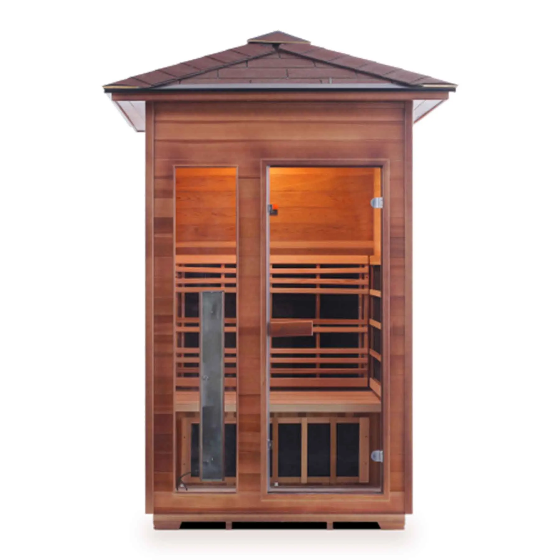 Enlighten Rustic 2 Person  Low EMF Outdoor Infrared Sauna - image 3
