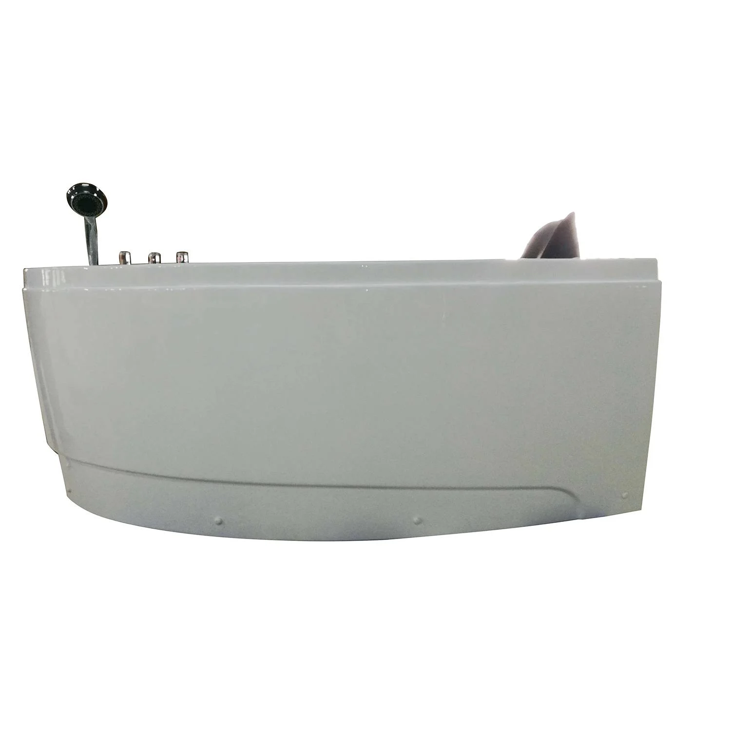 EAGO AM161 59 inch 1 Person White Acrylic Corner Wirlpool Bathtub - image 3