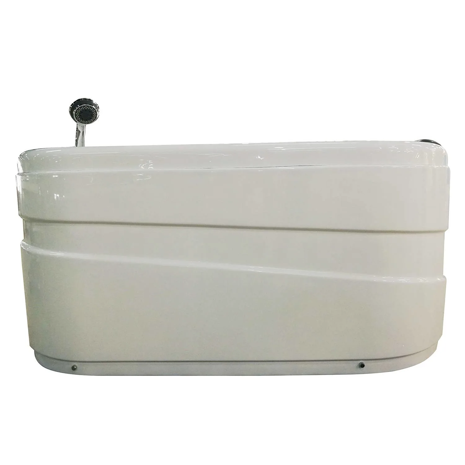 EAGO AM175 57 inch Acrylic Corner Whirlpool Bathtub - image 3